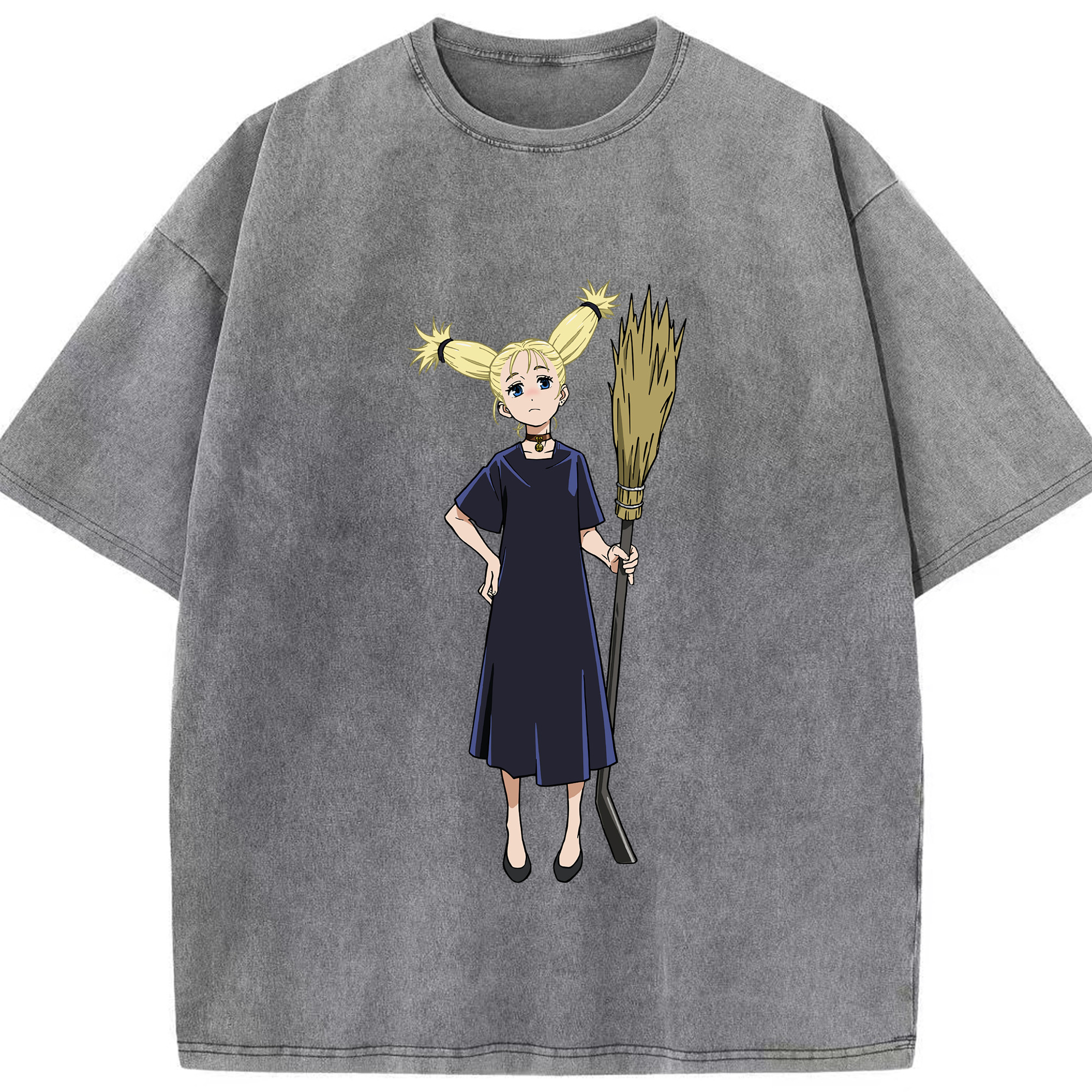 （画像用） 呪術廻戦 Jujutsu Kaisen 綿100% ヴィンテージ風 半袖Tシャツ（フロントプリント）