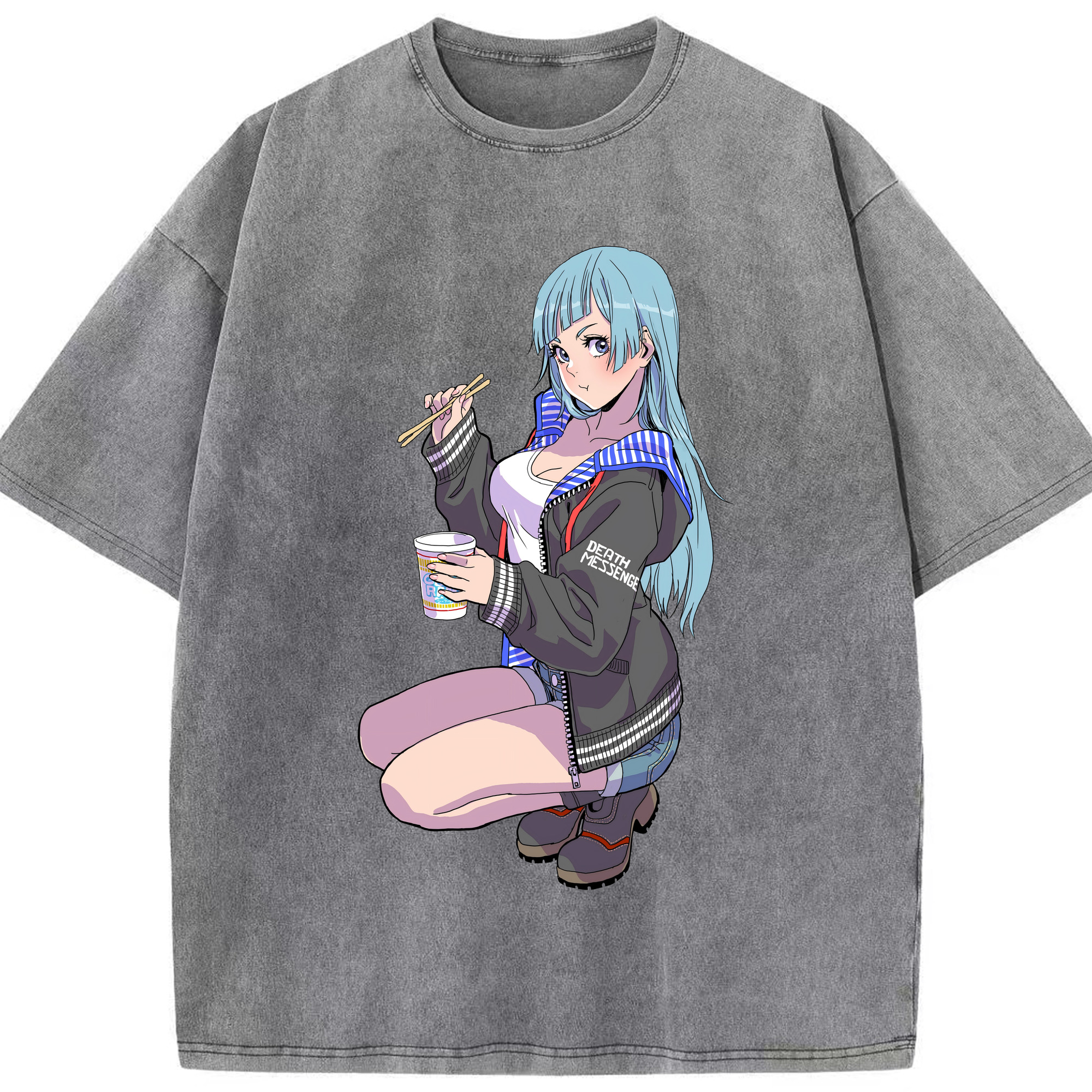 （画像用） 呪術廻戦 Jujutsu Kaisen 綿100% ヴィンテージ風 半袖Tシャツ（フロントプリント）
