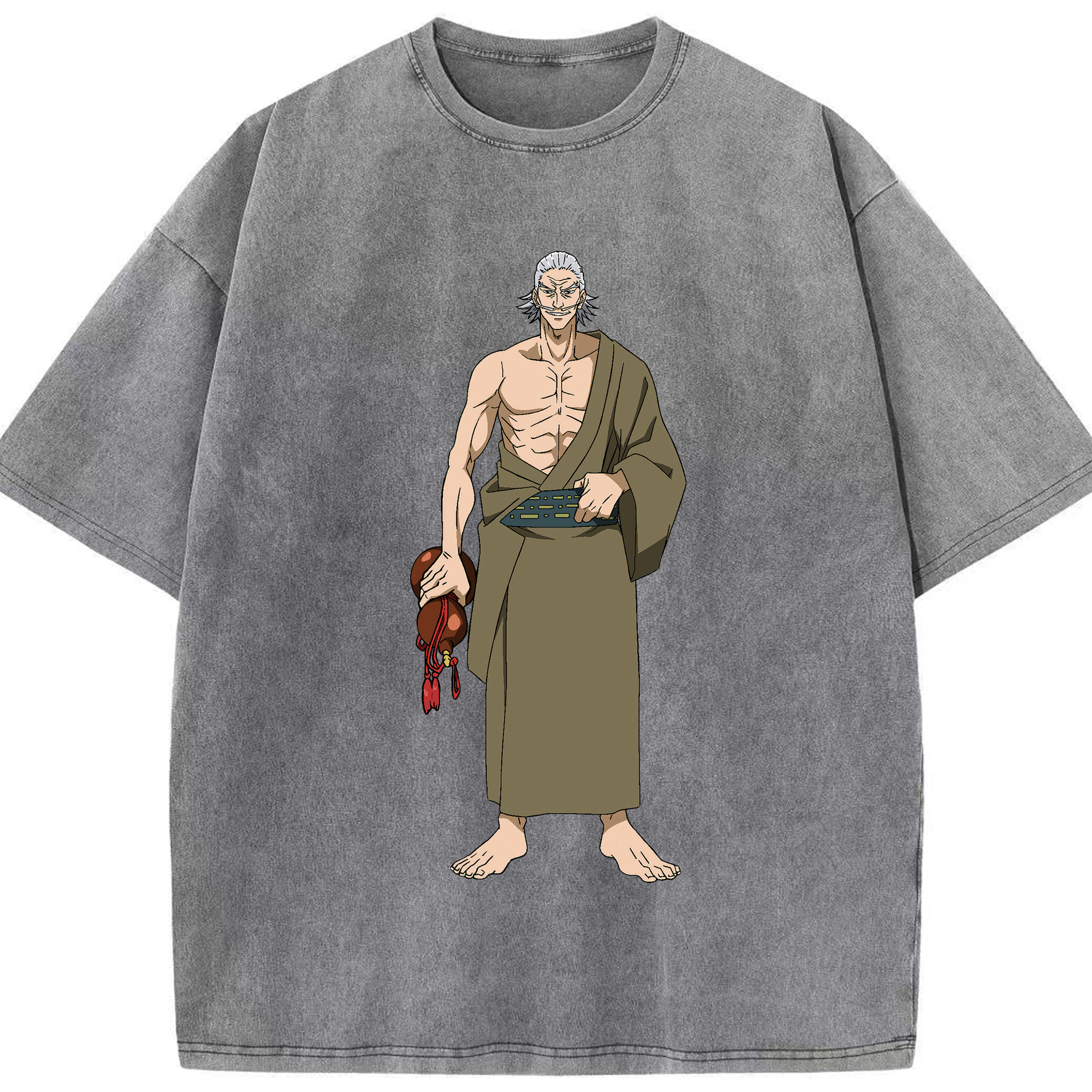 （画像用） 呪術廻戦 Jujutsu Kaisen 綿100% ヴィンテージ風 半袖Tシャツ（フロントプリント）