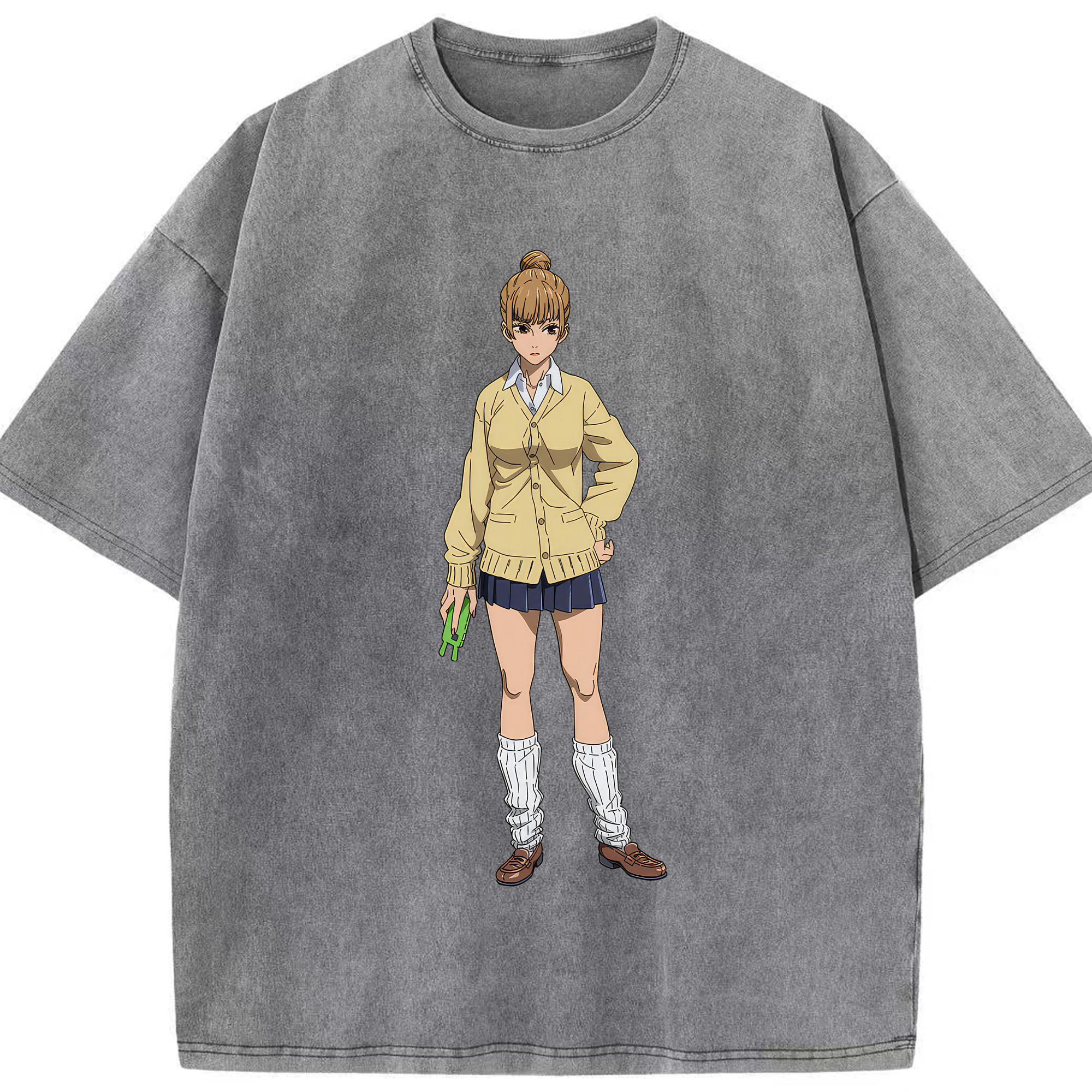 （画像用） 呪術廻戦 Jujutsu Kaisen 綿100% ヴィンテージ風 半袖Tシャツ（フロントプリント）