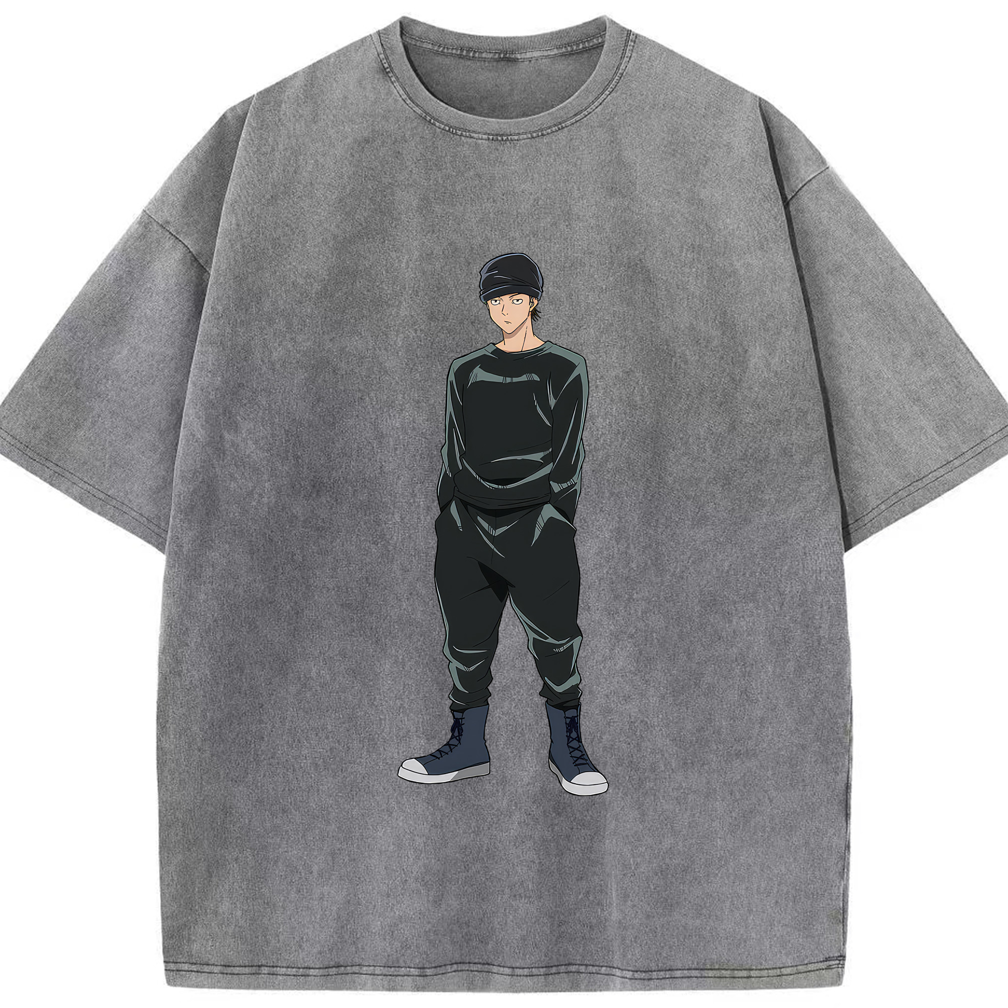 （画像用） 呪術廻戦 Jujutsu Kaisen 綿100% ヴィンテージ風 半袖Tシャツ（フロントプリント）