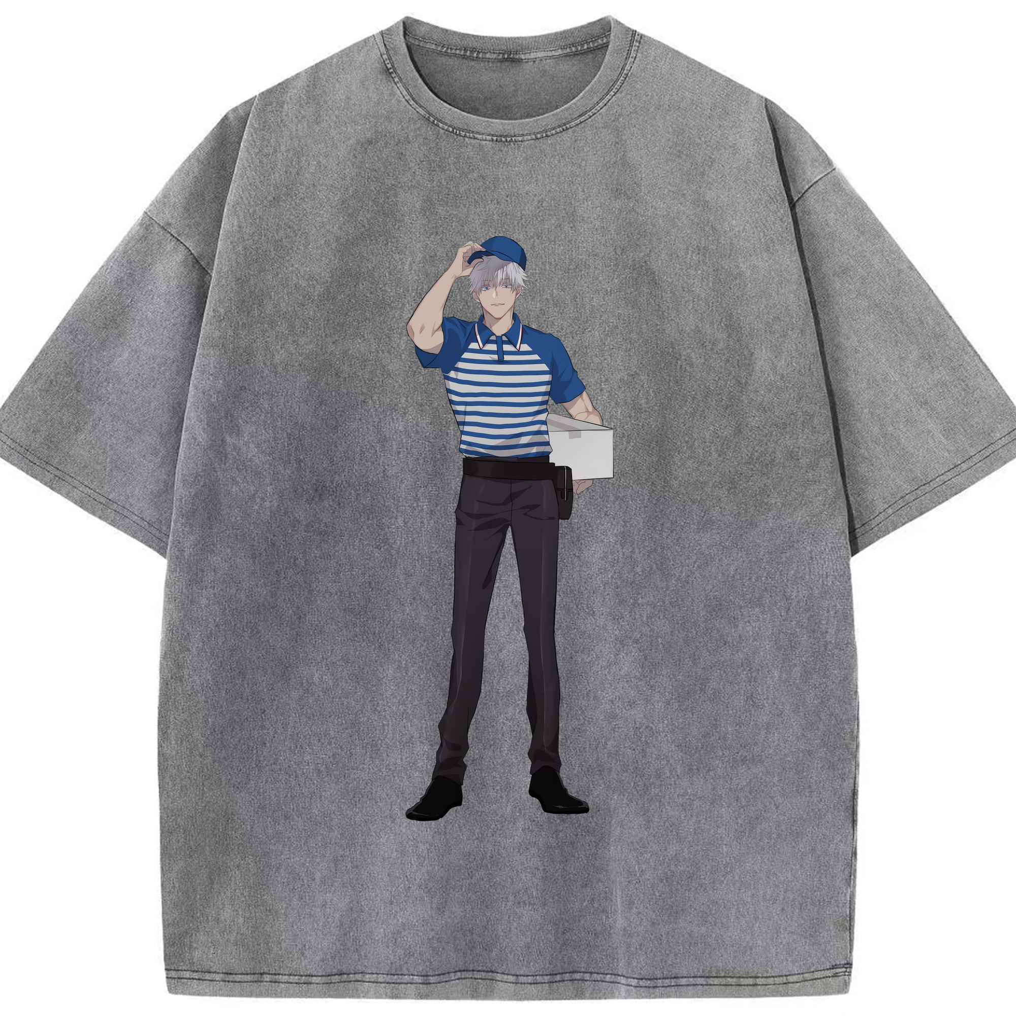 （画像用） 呪術廻戦 Jujutsu Kaisen 綿100% ヴィンテージ風 半袖Tシャツ（フロントプリント）