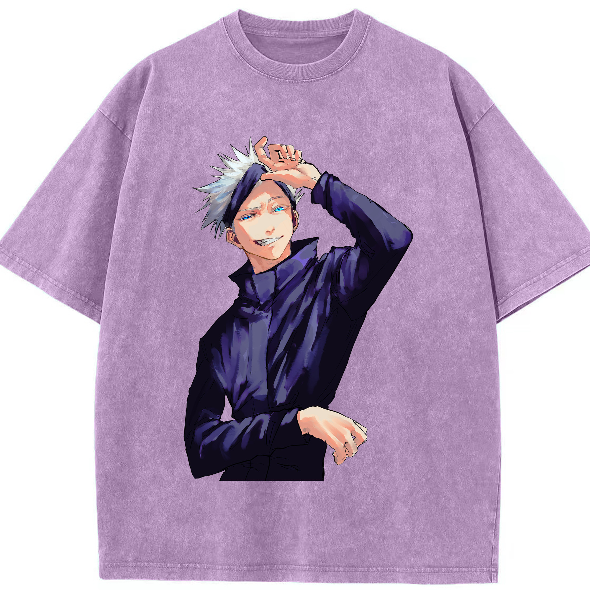（画像用） 呪術廻戦 Jujutsu Kaisen 綿100% ヴィンテージ風 半袖Tシャツ（フロントプリント）