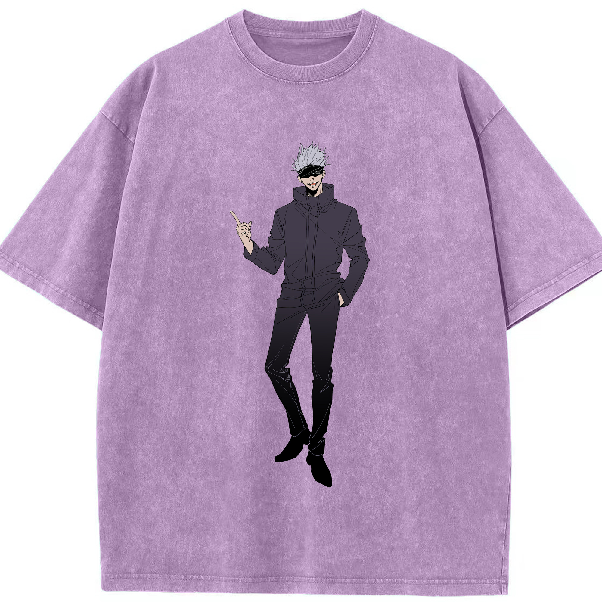 （画像用） 呪術廻戦 Jujutsu Kaisen 綿100% ヴィンテージ風 半袖Tシャツ（フロントプリント）