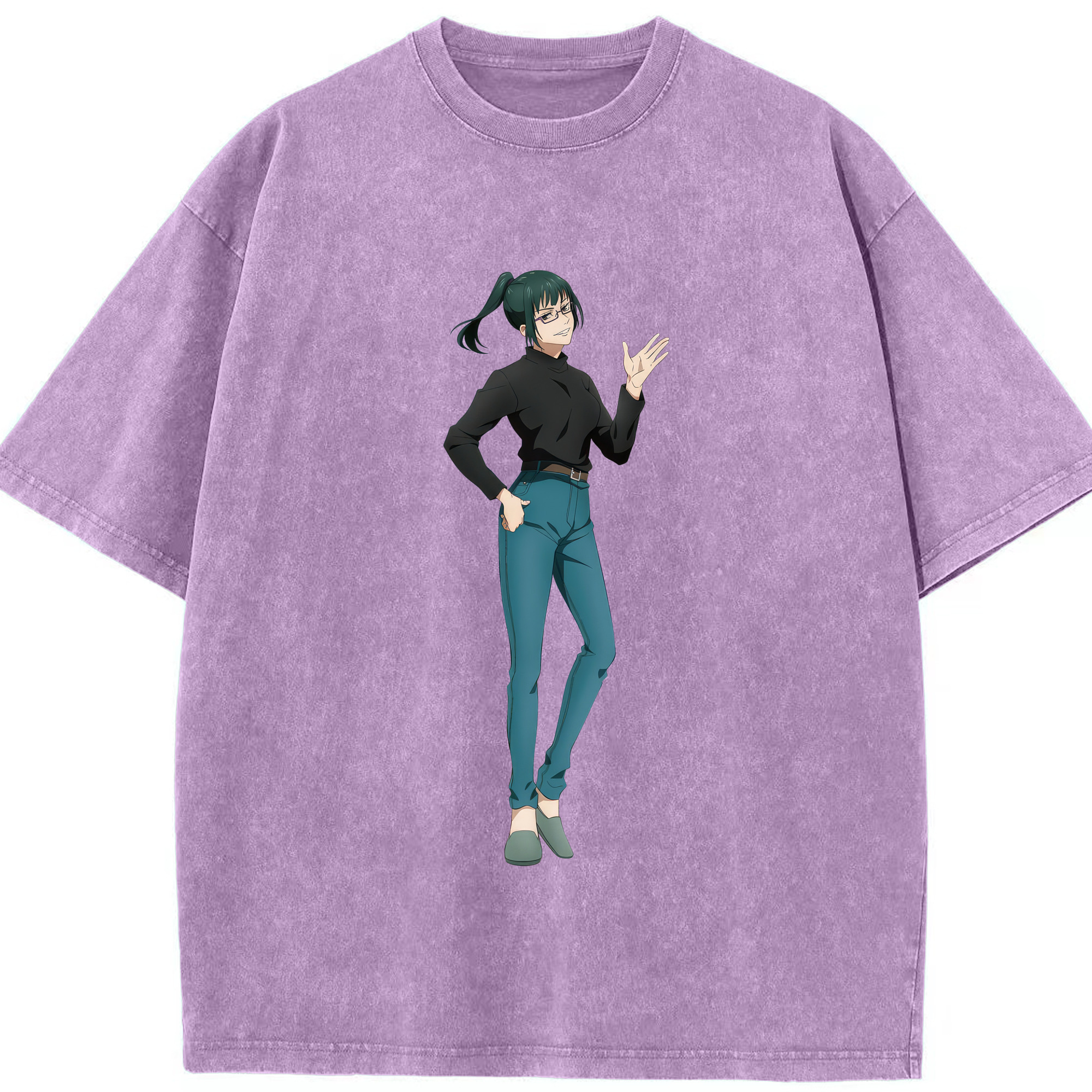 （画像用） 呪術廻戦 Jujutsu Kaisen 綿100% ヴィンテージ風 半袖Tシャツ（フロントプリント）