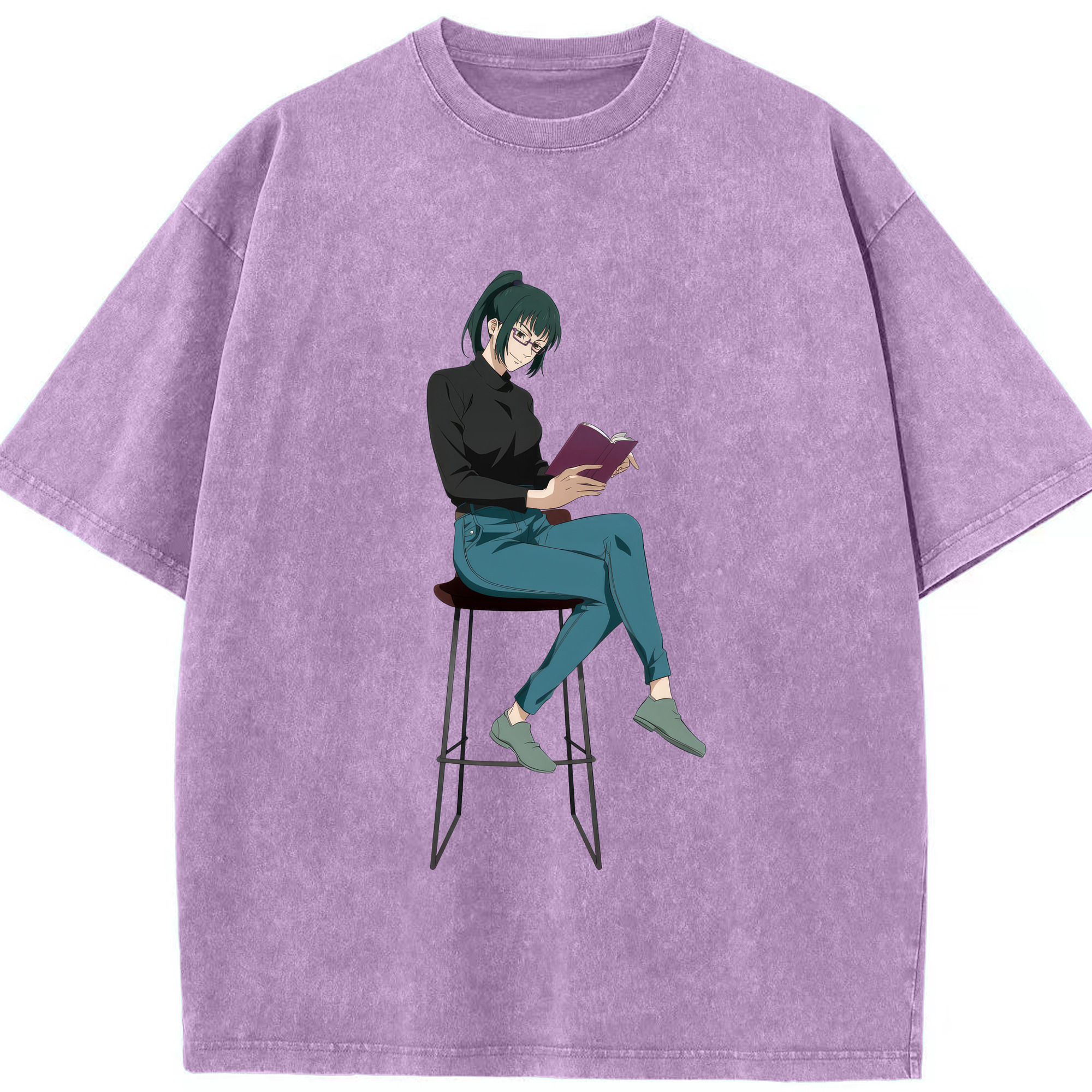 （画像用） 呪術廻戦 Jujutsu Kaisen 綿100% ヴィンテージ風 半袖Tシャツ（フロントプリント）