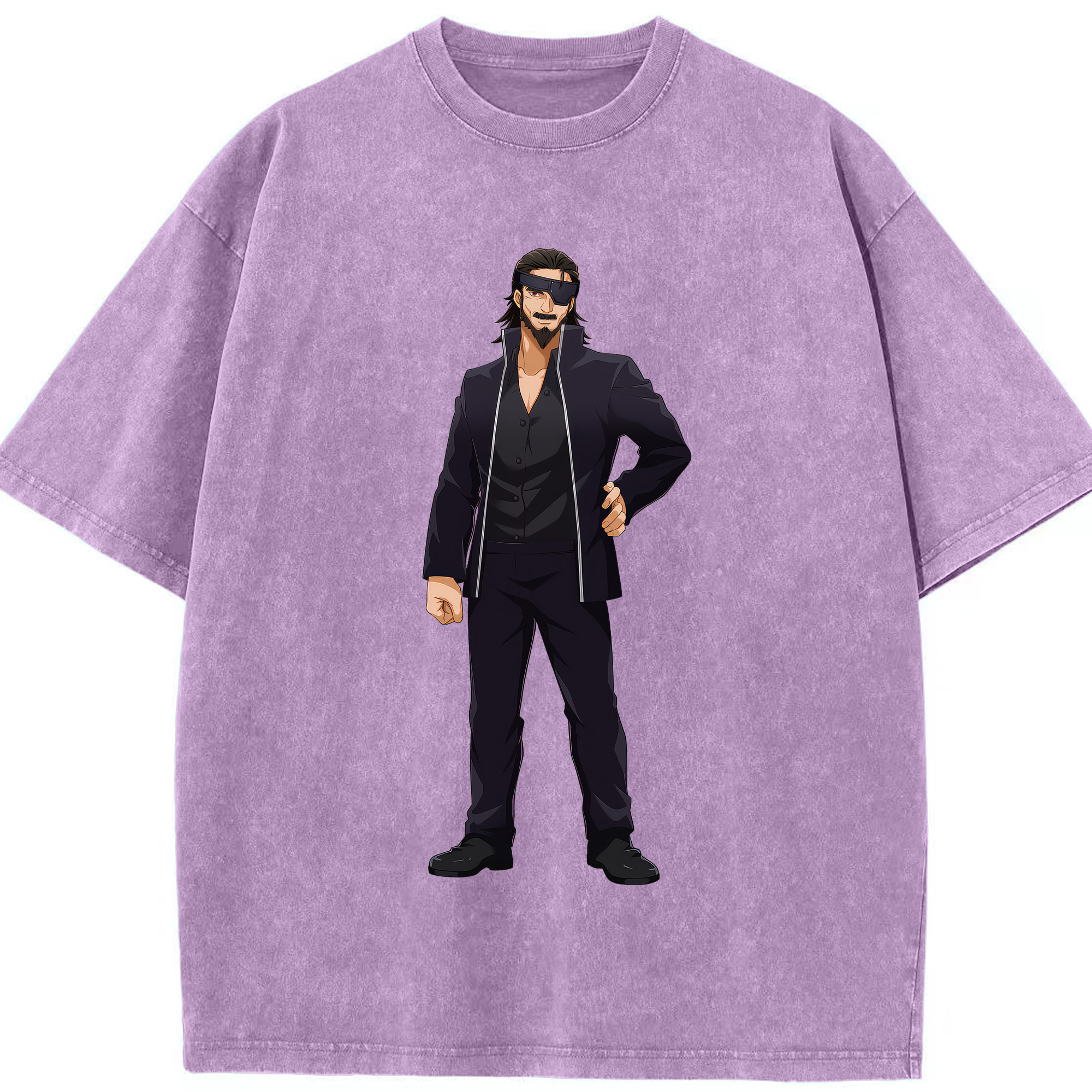 （画像用） 呪術廻戦 Jujutsu Kaisen 綿100% ヴィンテージ風 半袖Tシャツ（フロントプリント）