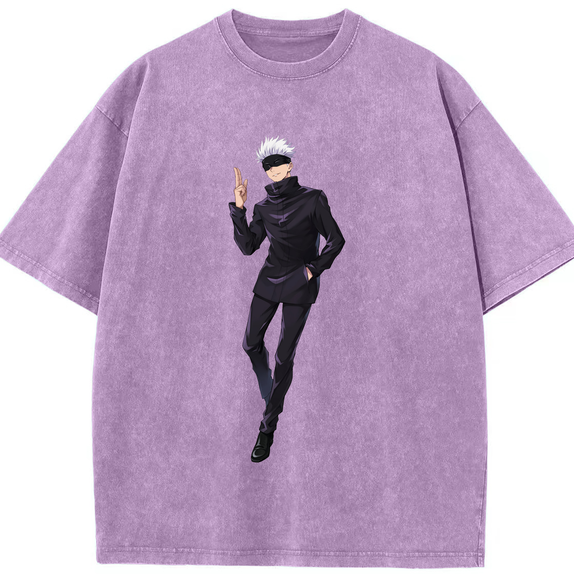 （画像用） 呪術廻戦 Jujutsu Kaisen 綿100% ヴィンテージ風 半袖Tシャツ（フロントプリント）