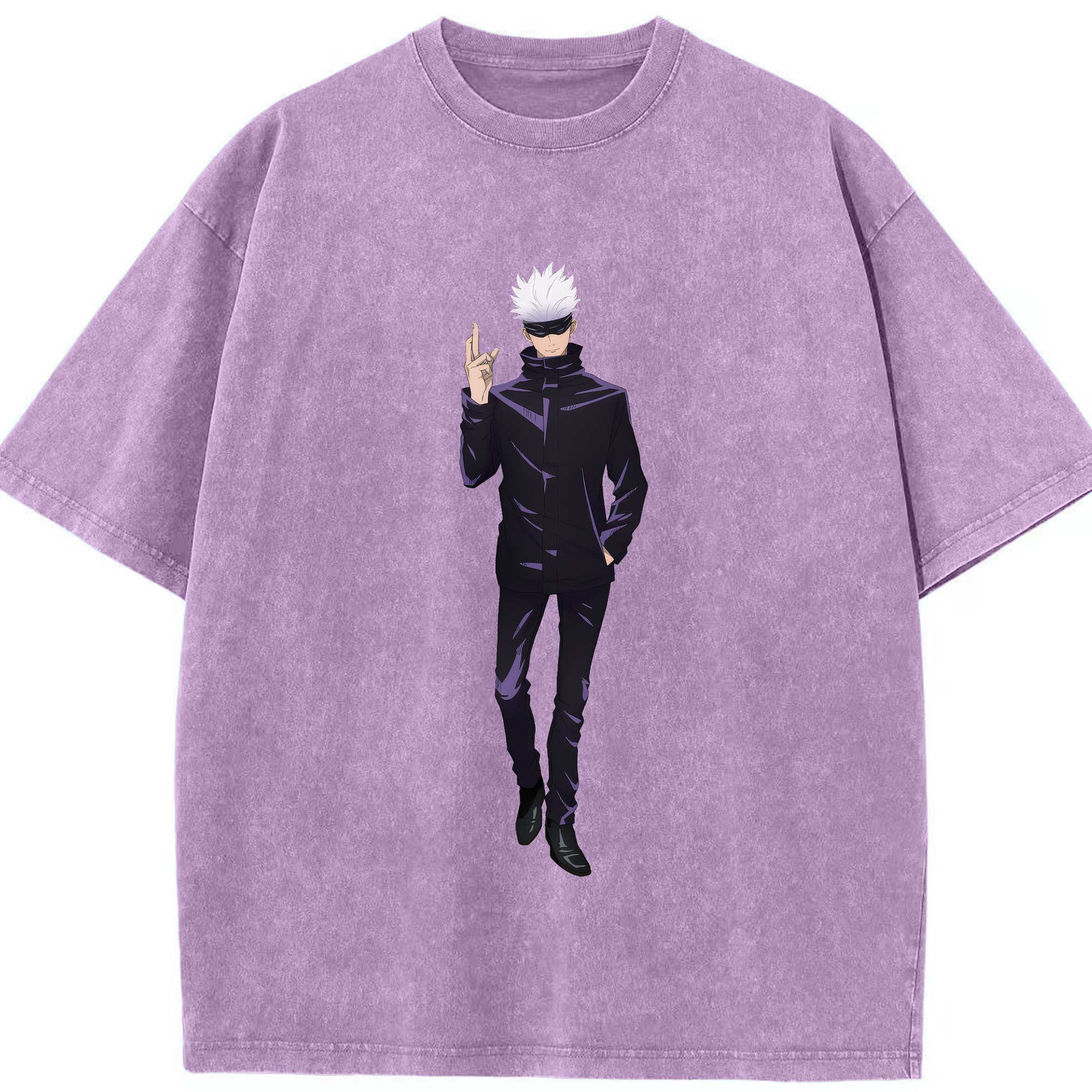 （画像用） 呪術廻戦 Jujutsu Kaisen 綿100% ヴィンテージ風 半袖Tシャツ（フロントプリント）