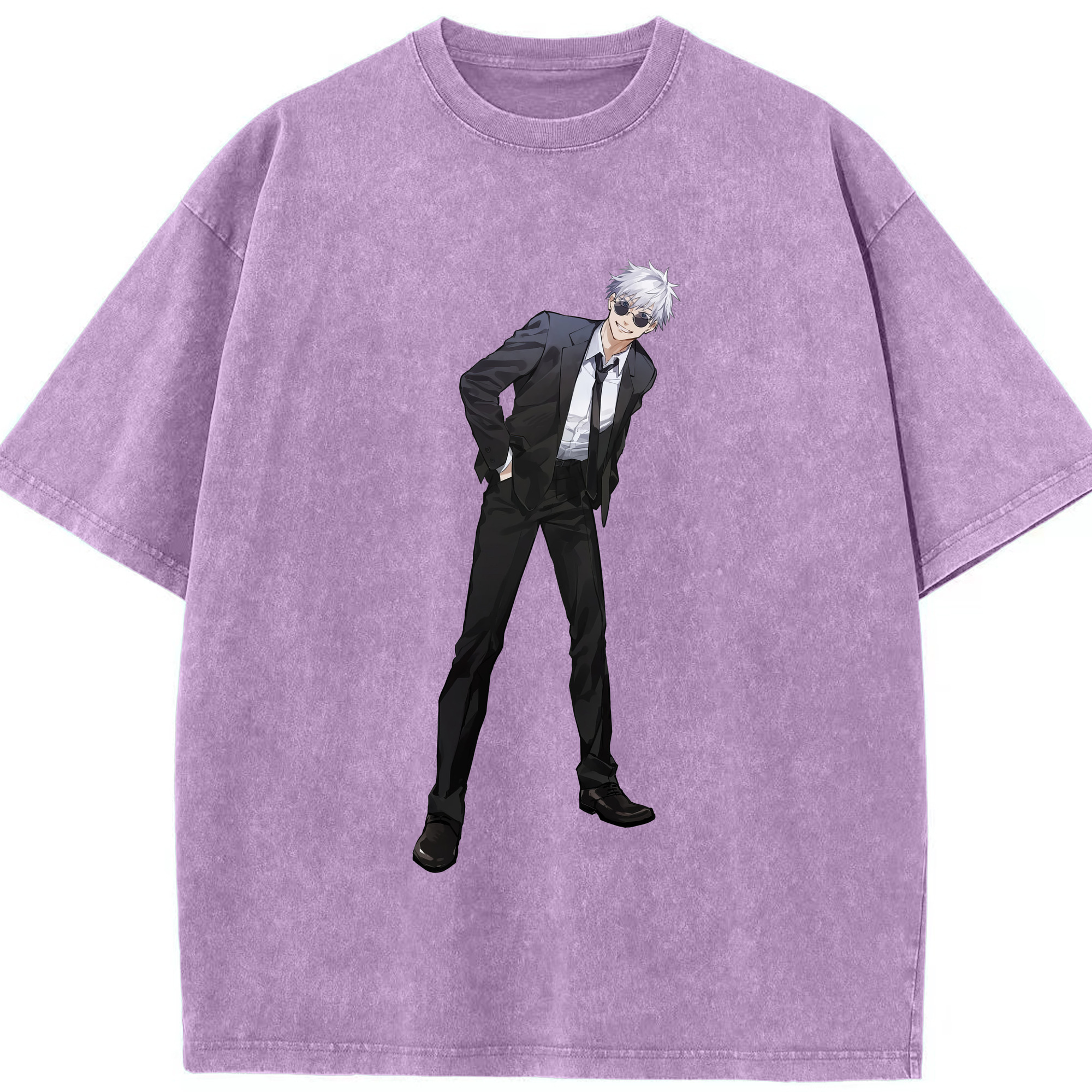 （画像用） 呪術廻戦 Jujutsu Kaisen 綿100% ヴィンテージ風 半袖Tシャツ（フロントプリント）