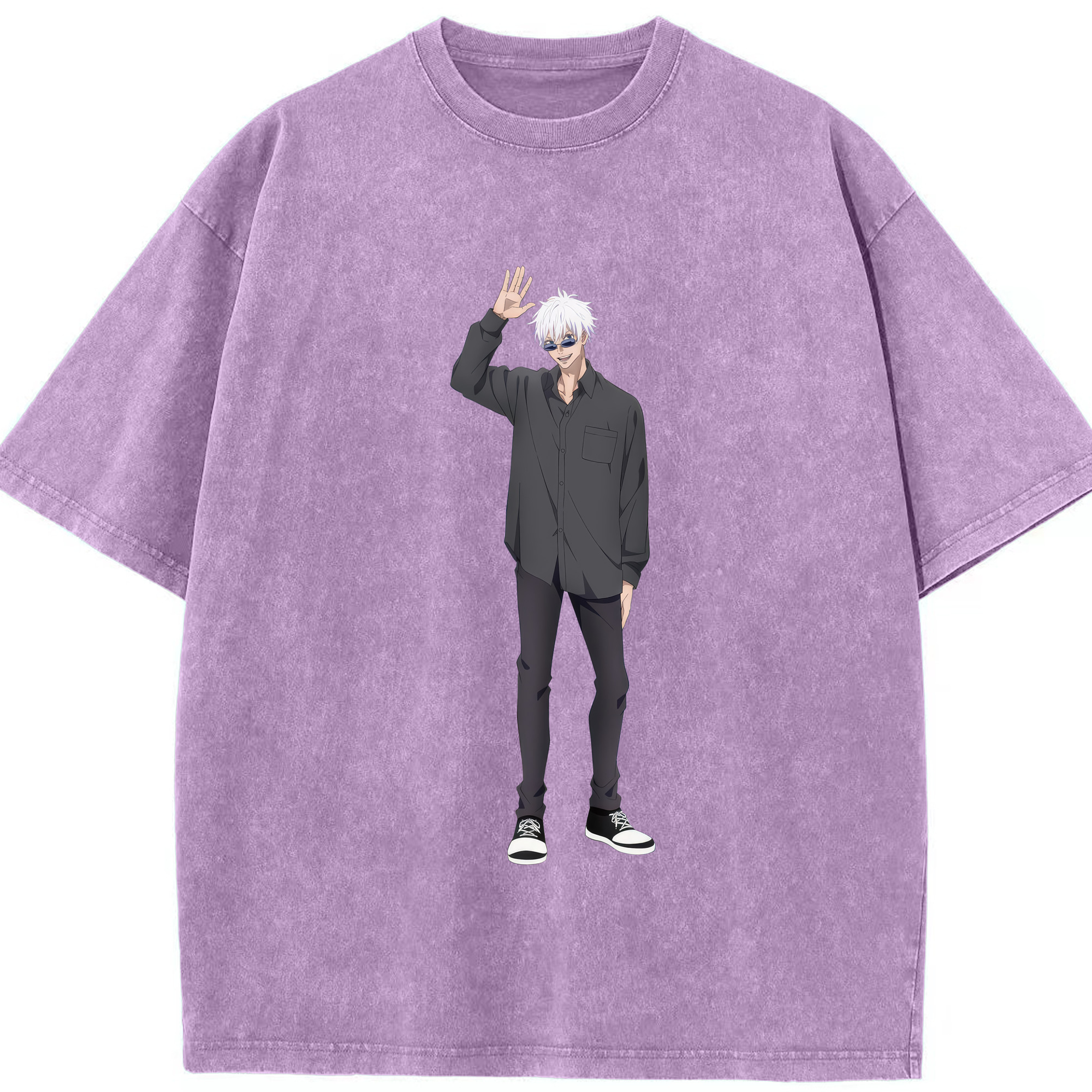 （画像用） 呪術廻戦 Jujutsu Kaisen 綿100% ヴィンテージ風 半袖Tシャツ（フロントプリント）