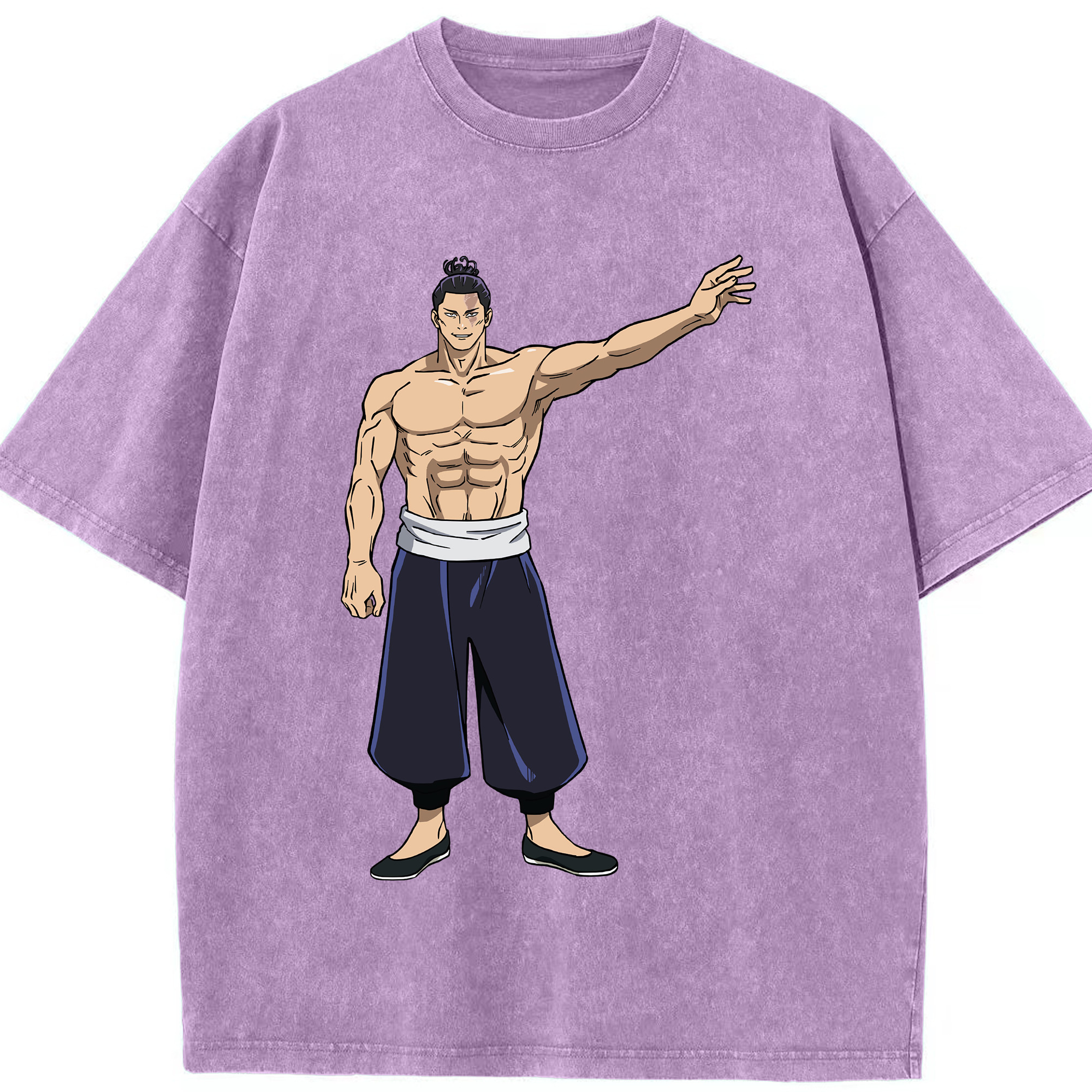 （画像用） 呪術廻戦 Jujutsu Kaisen 綿100% ヴィンテージ風 半袖Tシャツ（フロントプリント）