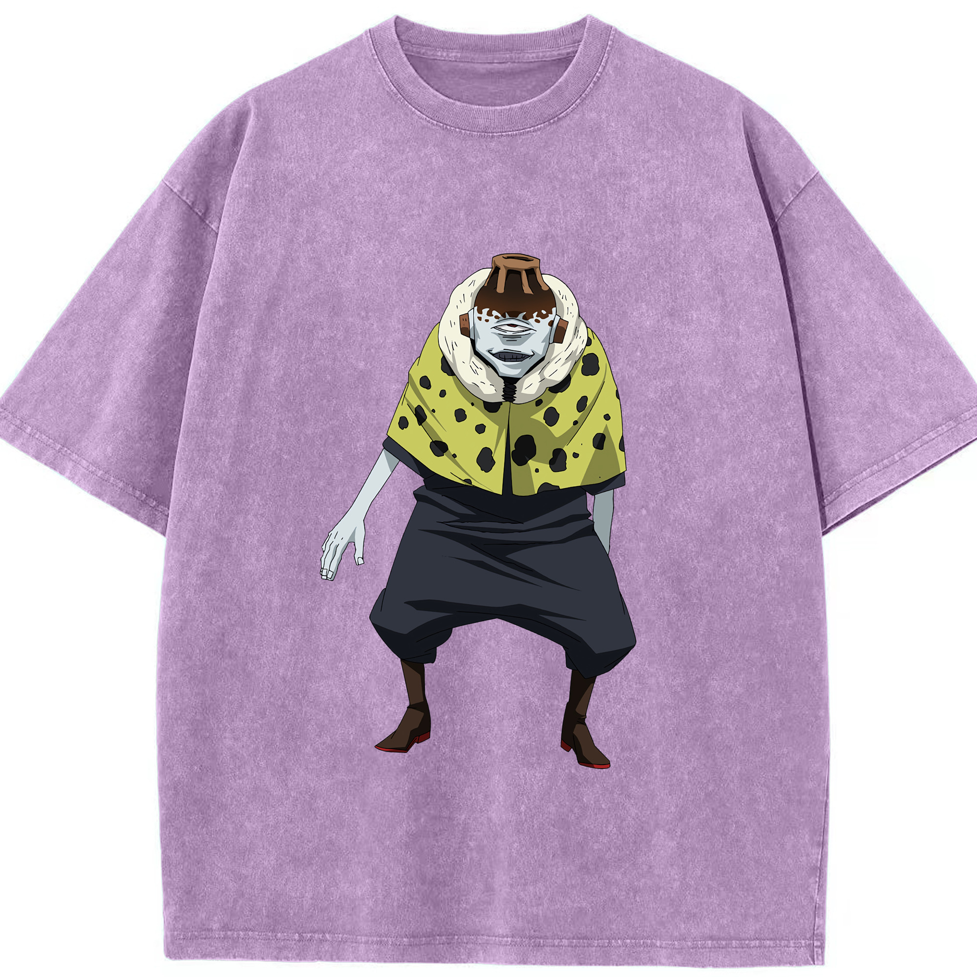 （画像用） 呪術廻戦 Jujutsu Kaisen 綿100% ヴィンテージ風 半袖Tシャツ（フロントプリント）
