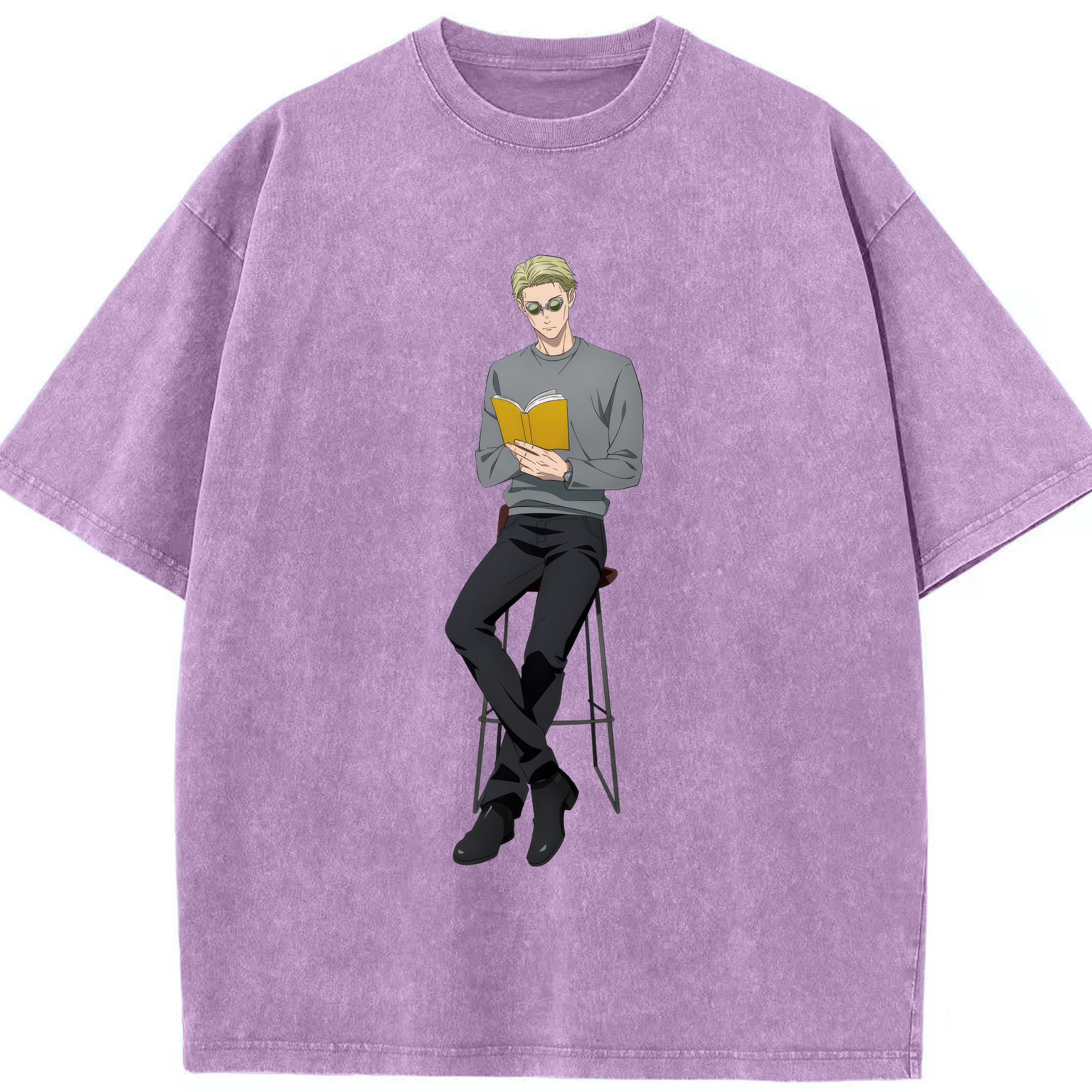 （画像用） 呪術廻戦 Jujutsu Kaisen 綿100% ヴィンテージ風 半袖Tシャツ（フロントプリント）