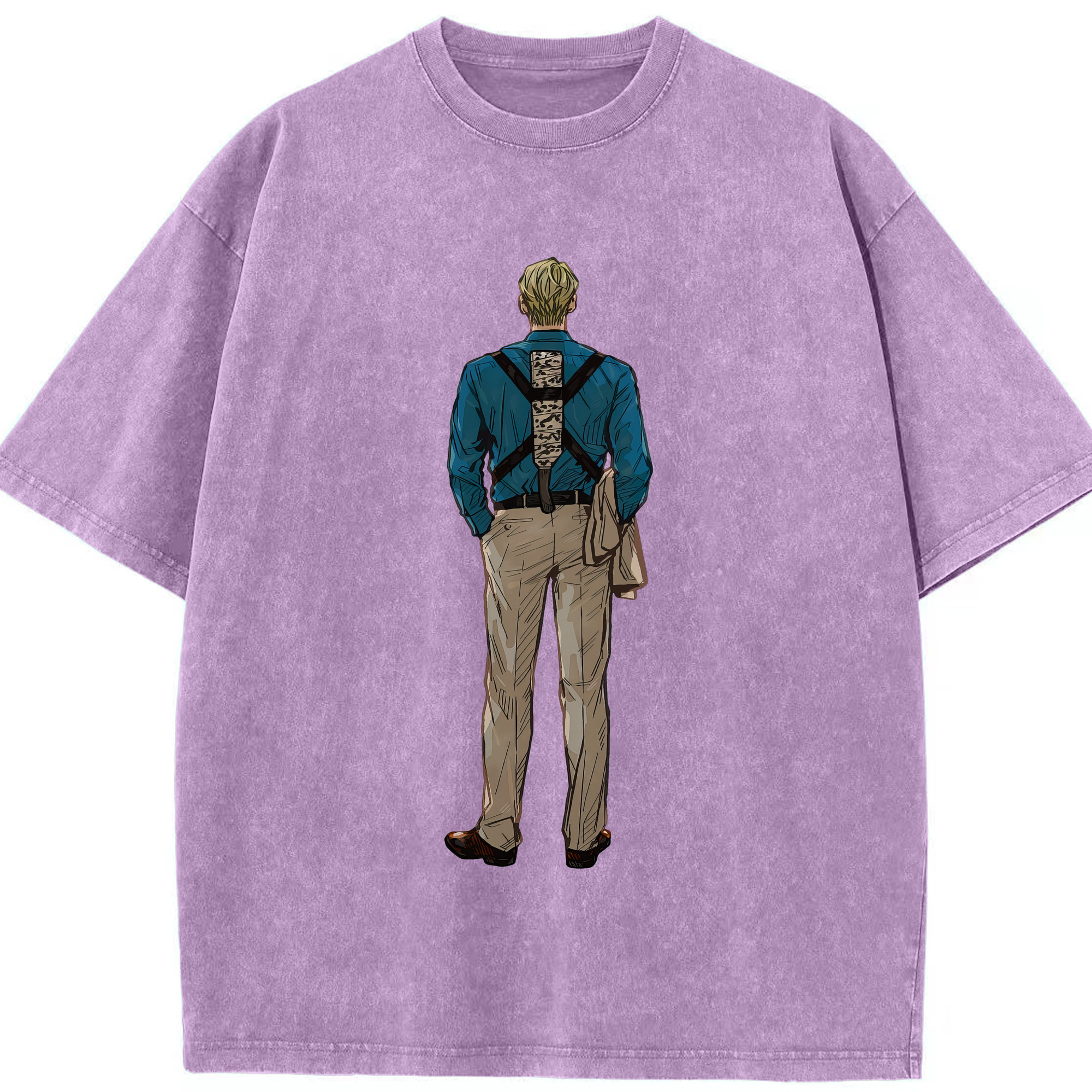 （画像用） 呪術廻戦 Jujutsu Kaisen 綿100% ヴィンテージ風 半袖Tシャツ（フロントプリント）