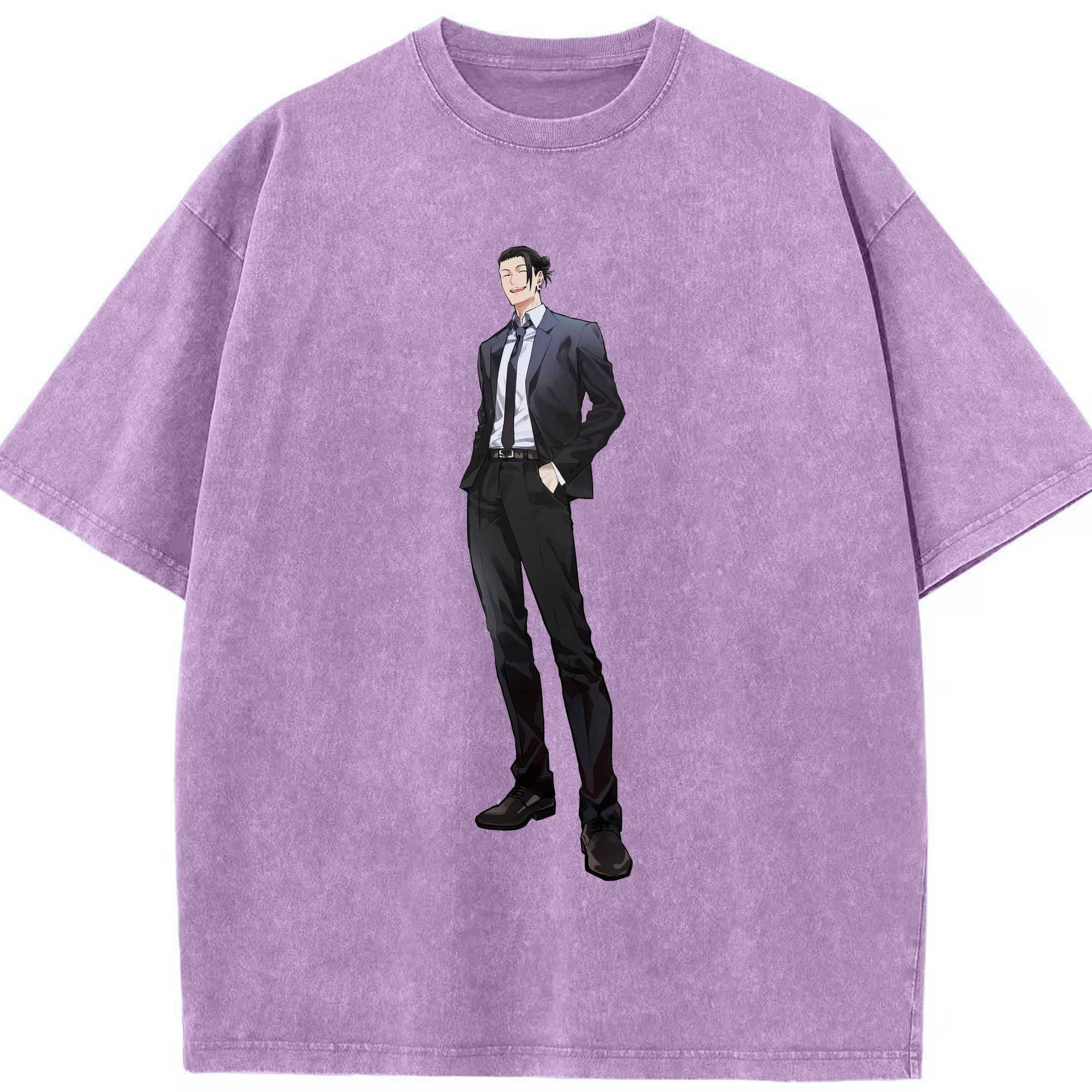 （画像用） 呪術廻戦 Jujutsu Kaisen 綿100% ヴィンテージ風 半袖Tシャツ（フロントプリント）