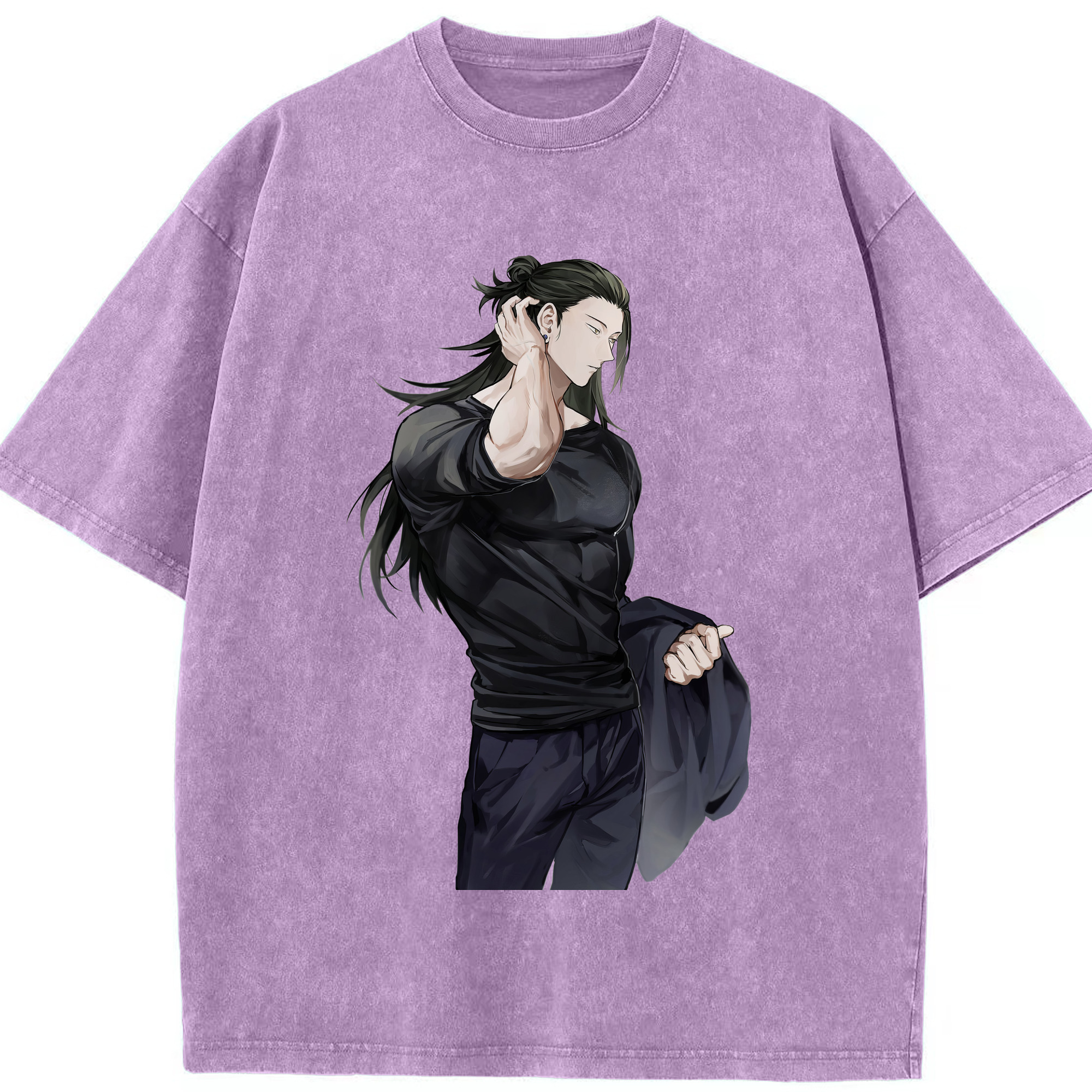 （画像用） 呪術廻戦 Jujutsu Kaisen 綿100% ヴィンテージ風 半袖Tシャツ（フロントプリント）