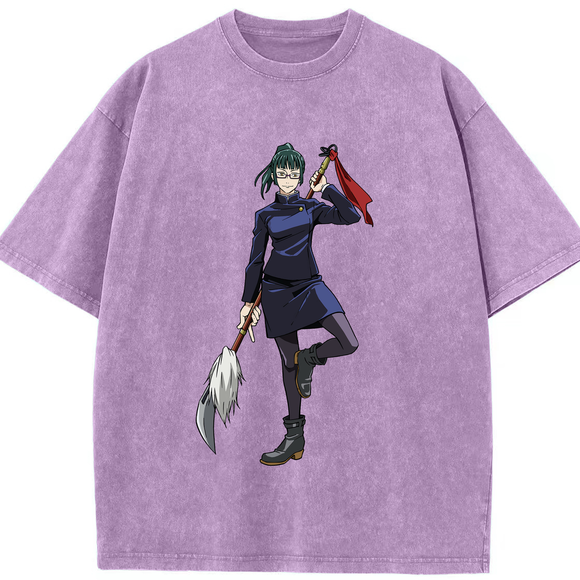 （画像用） 呪術廻戦 Jujutsu Kaisen 綿100% ヴィンテージ風 半袖Tシャツ（フロントプリント）