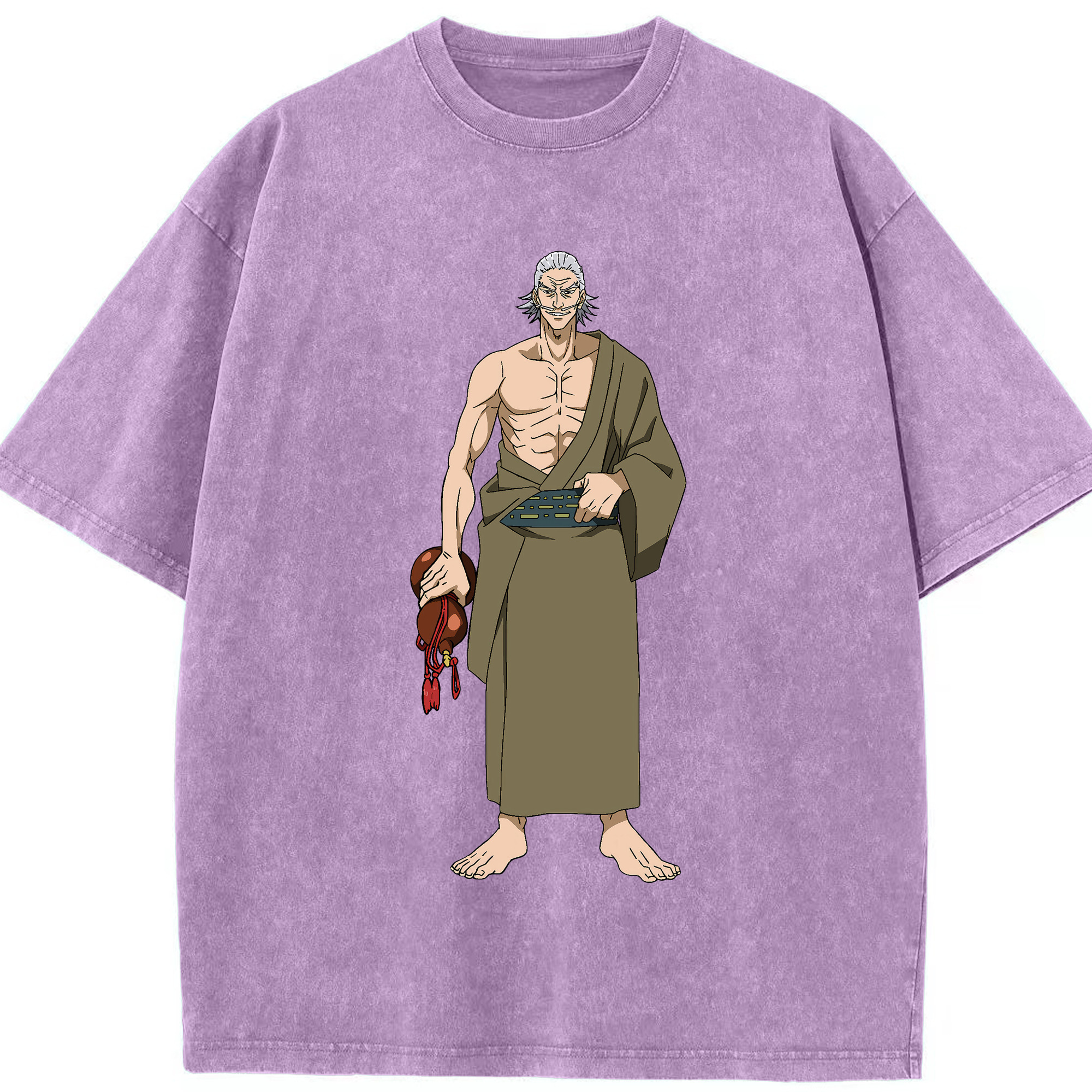 （画像用） 呪術廻戦 Jujutsu Kaisen 綿100% ヴィンテージ風 半袖Tシャツ（フロントプリント）