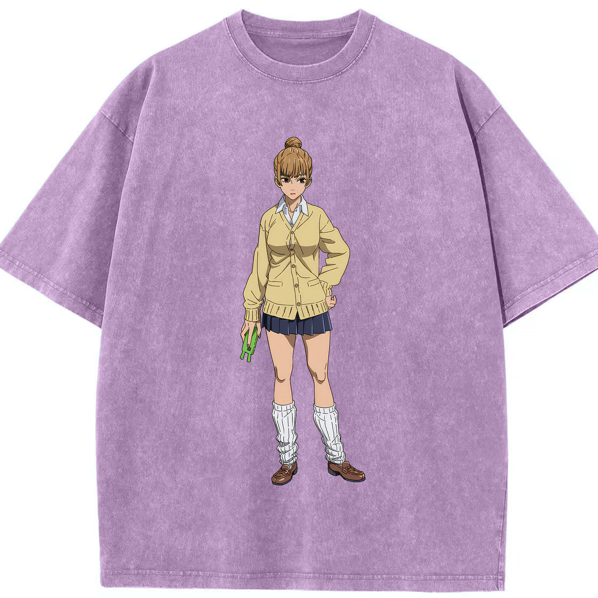 （画像用） 呪術廻戦 Jujutsu Kaisen 綿100% ヴィンテージ風 半袖Tシャツ（フロントプリント）