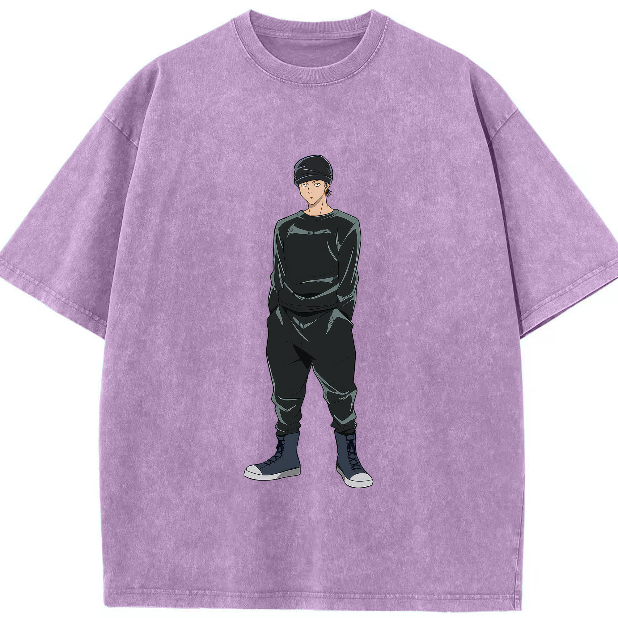（画像用） 呪術廻戦 Jujutsu Kaisen 綿100% ヴィンテージ風 半袖Tシャツ（フロントプリント）
