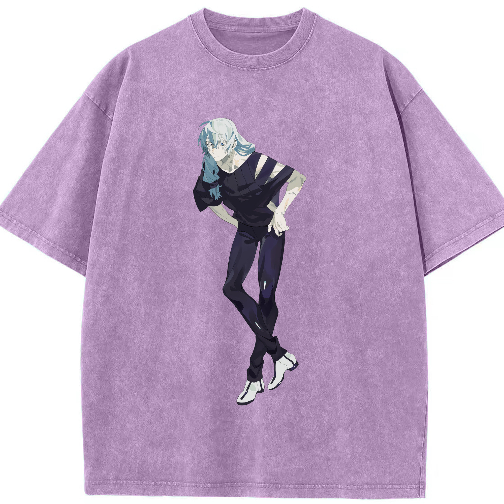 （画像用） 呪術廻戦 Jujutsu Kaisen 綿100% ヴィンテージ風 半袖Tシャツ（フロントプリント）