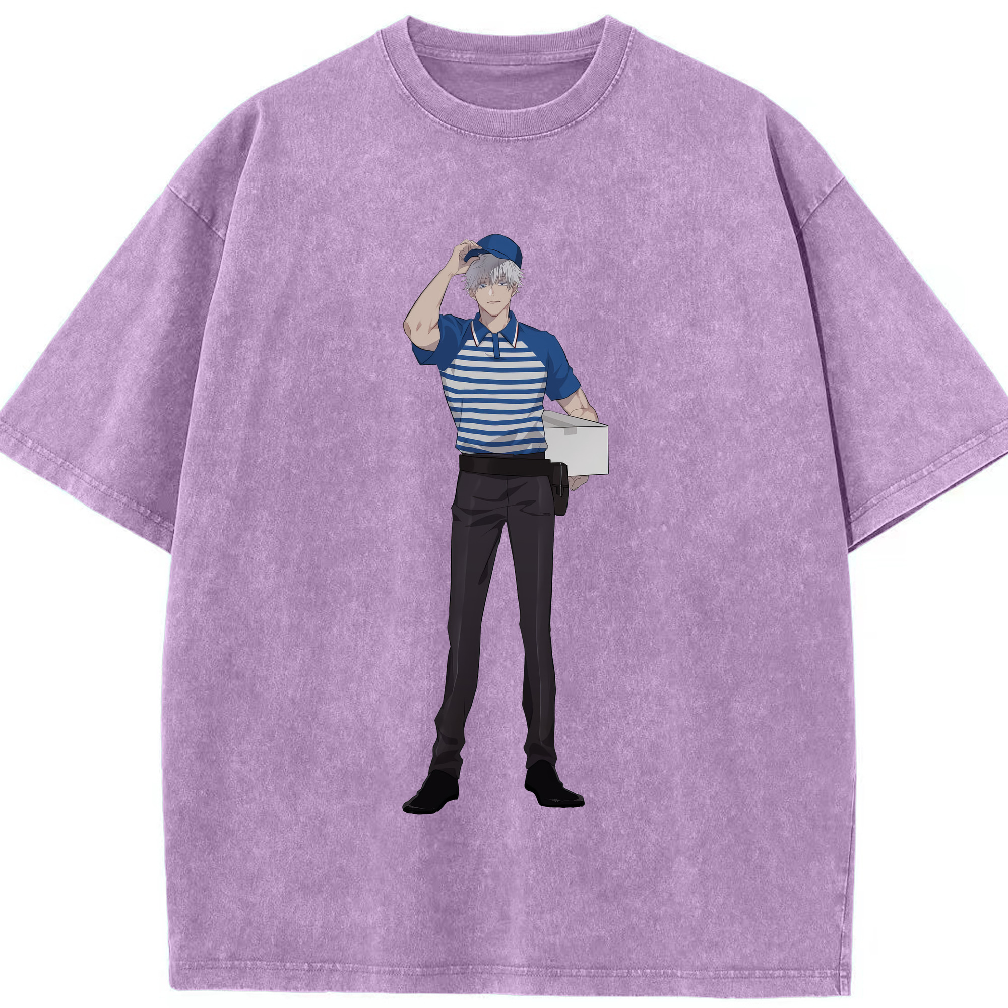 （画像用） 呪術廻戦 Jujutsu Kaisen 綿100% ヴィンテージ風 半袖Tシャツ（フロントプリント）
