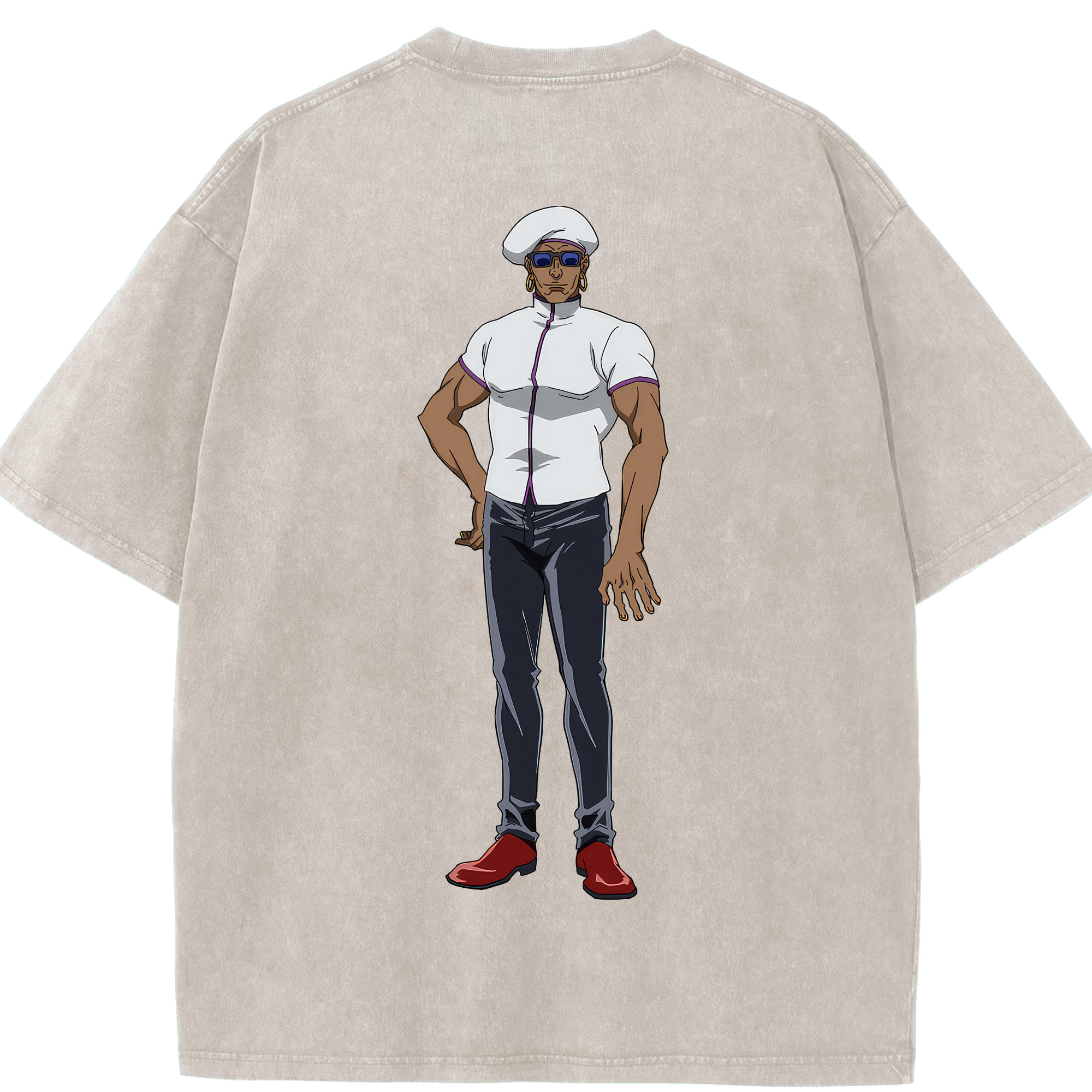 （画像用） 呪術廻戦 Jujutsu Kaisen 綿100% ヴィンテージ風 半袖Tシャツ（背面プリント）