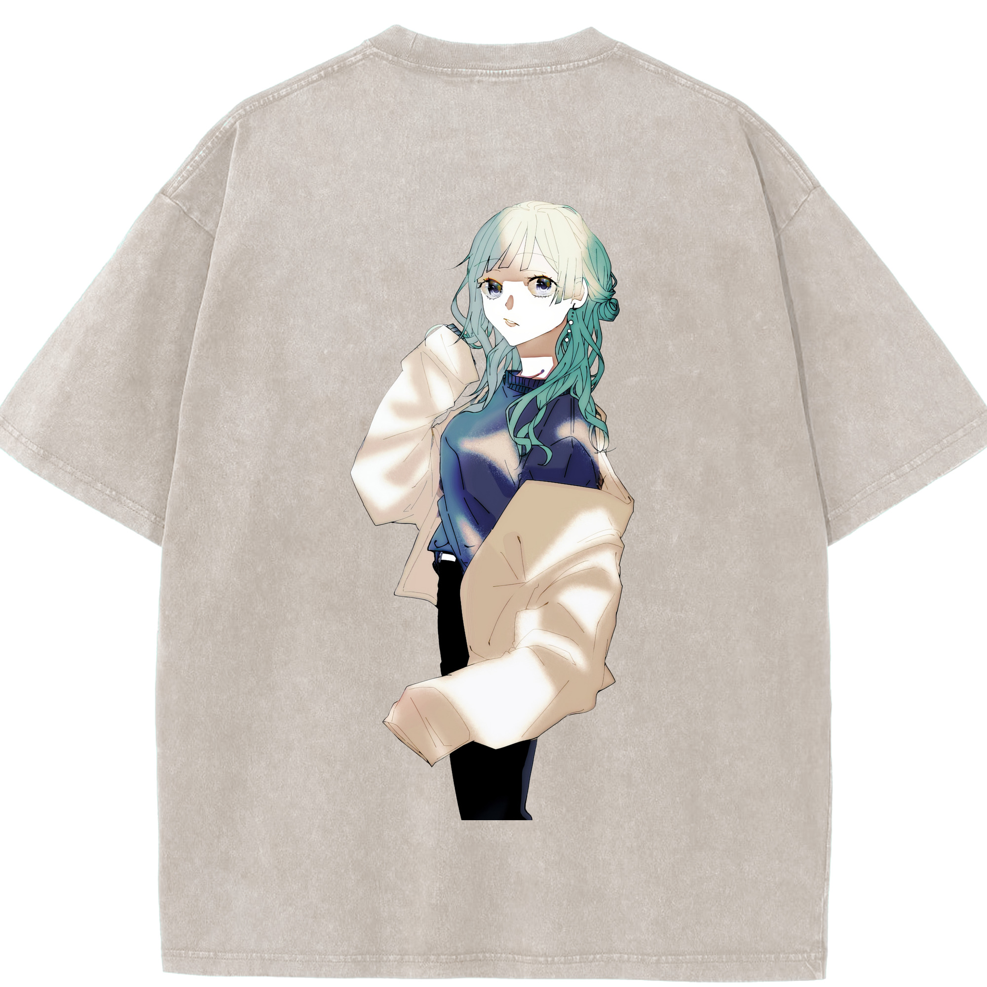 （画像用） 呪術廻戦 Jujutsu Kaisen 綿100% ヴィンテージ風 半袖Tシャツ（背面プリント）