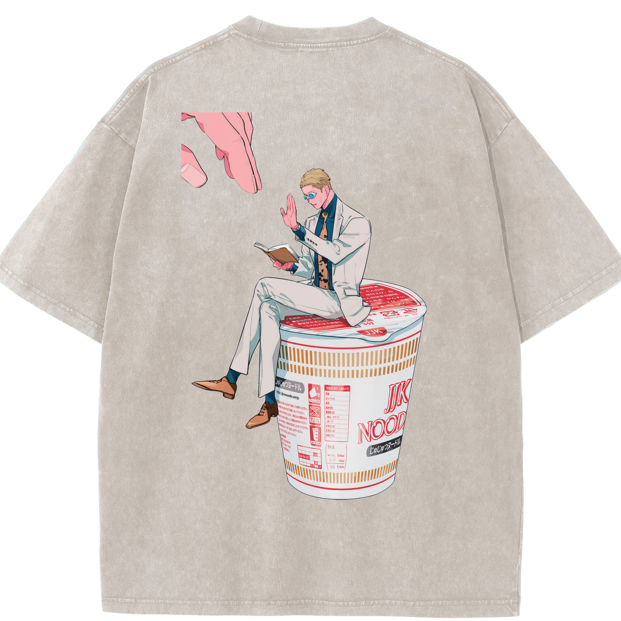 （画像用） 呪術廻戦 Jujutsu Kaisen 綿100% ヴィンテージ風 半袖Tシャツ（背面プリント）