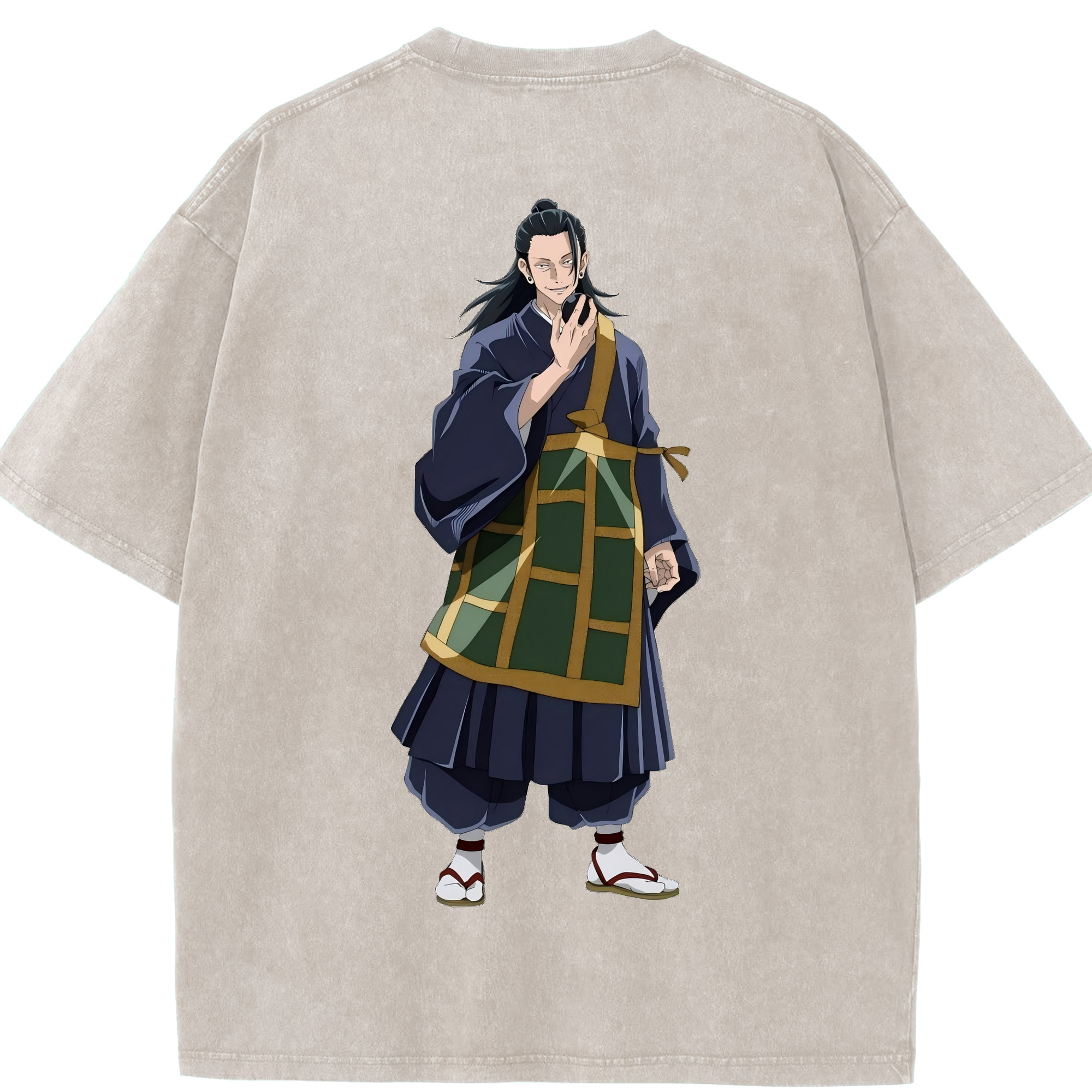 （画像用） 呪術廻戦 Jujutsu Kaisen 綿100% ヴィンテージ風 半袖Tシャツ（背面プリント）
