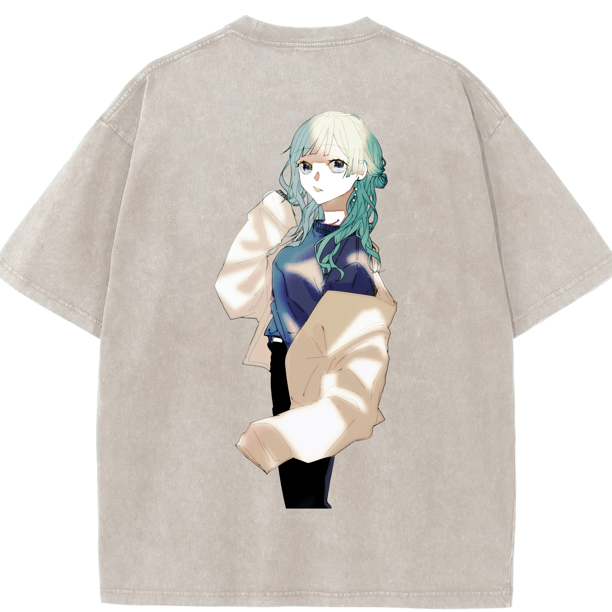 （画像用） 呪術廻戦 Jujutsu Kaisen 綿100% ヴィンテージ風 半袖Tシャツ（背面プリント）