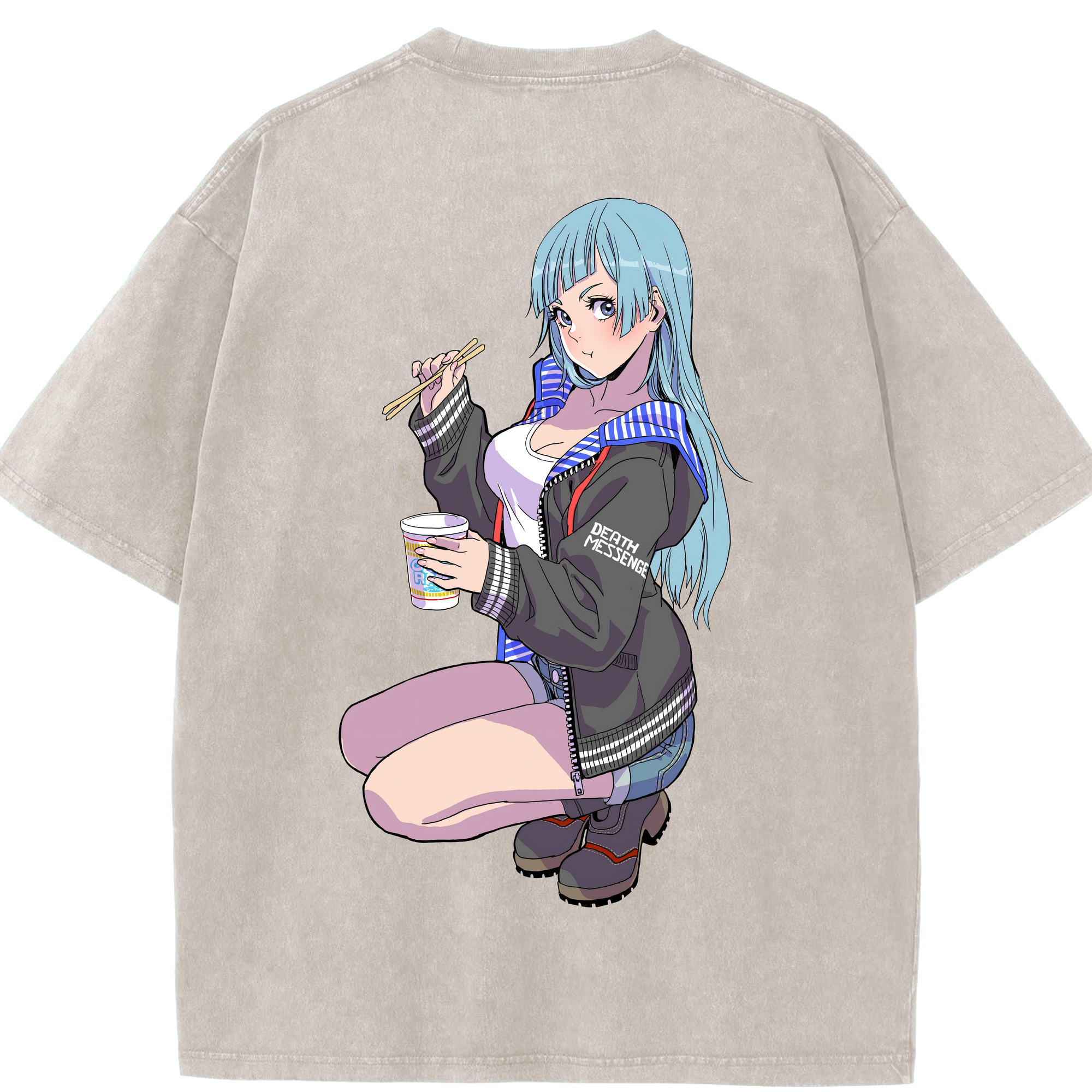 （画像用） 呪術廻戦 Jujutsu Kaisen 綿100% ヴィンテージ風 半袖Tシャツ（背面プリント）