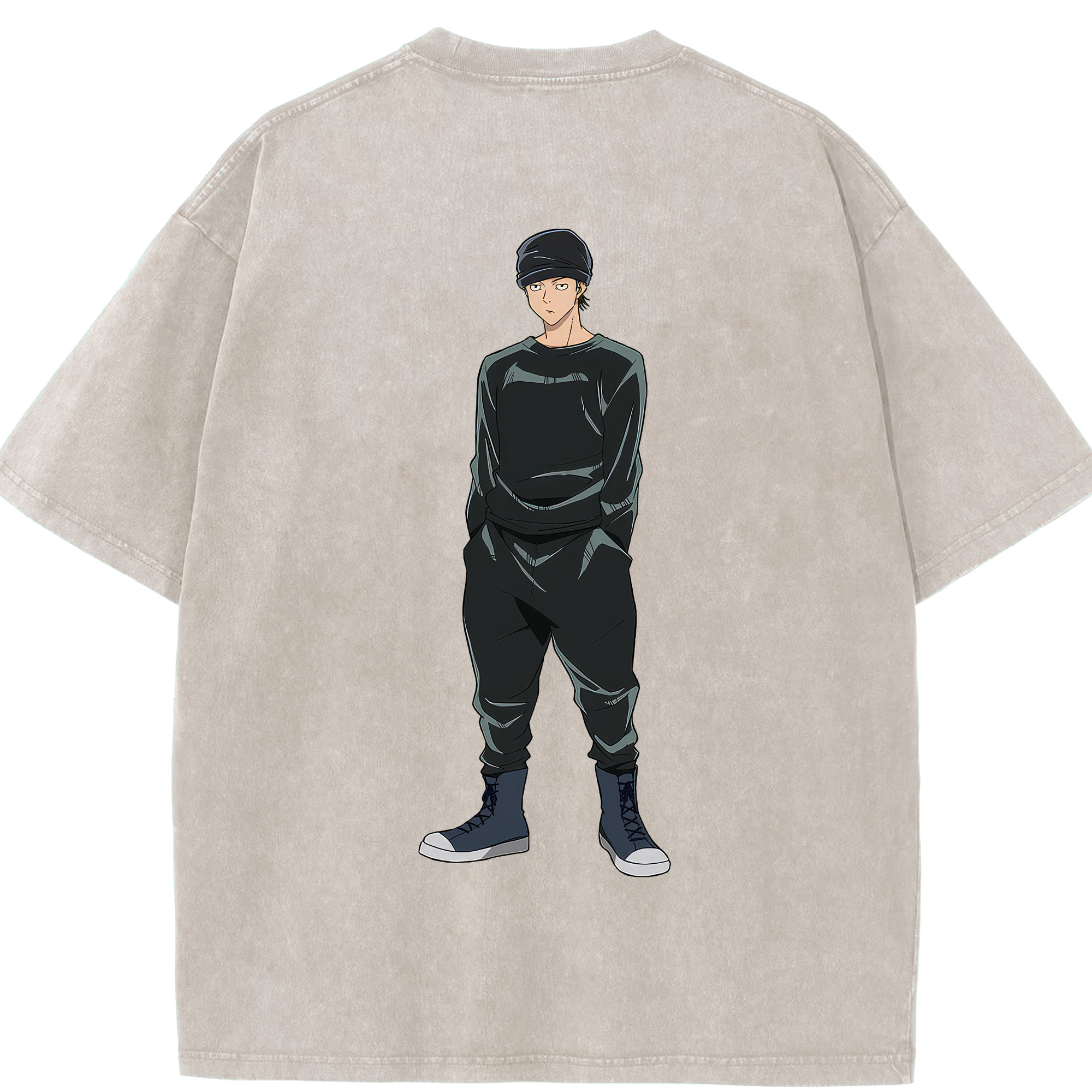 （画像用） 呪術廻戦 Jujutsu Kaisen 綿100% ヴィンテージ風 半袖Tシャツ（背面プリント）