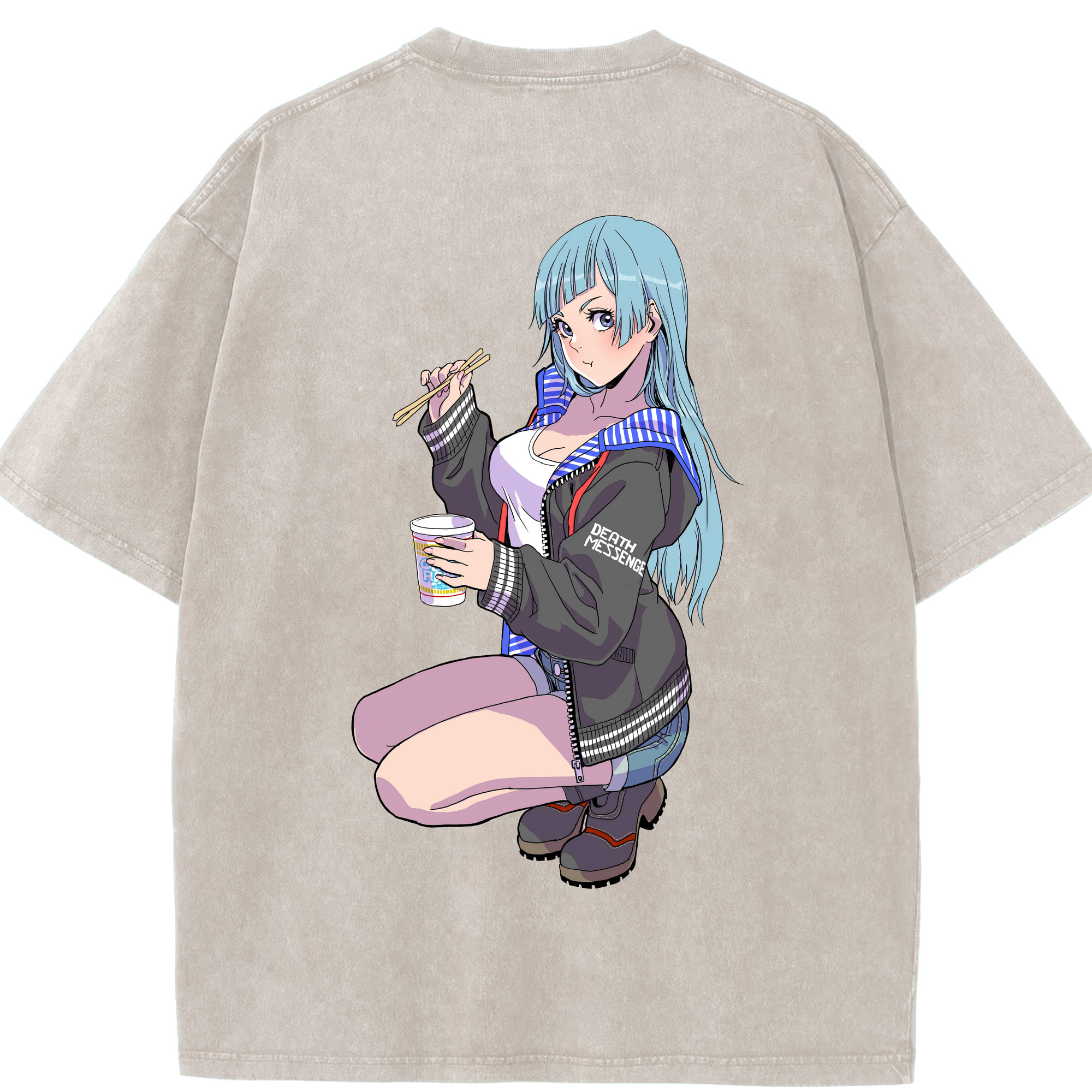 （画像用） 呪術廻戦 Jujutsu Kaisen 綿100% ヴィンテージ風 半袖Tシャツ（背面プリント）
