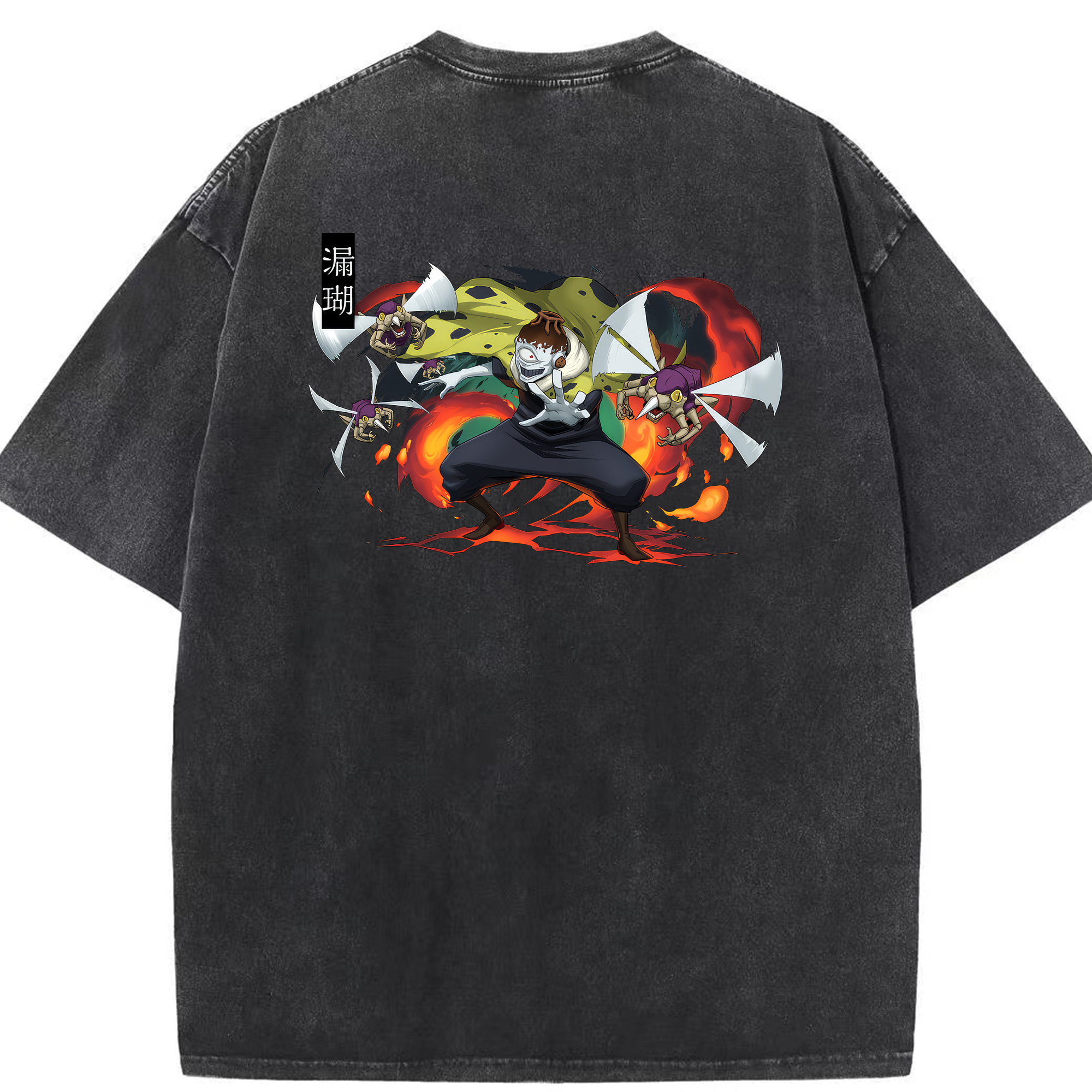 （画像用） 呪術廻戦 Jujutsu Kaisen 綿100% ヴィンテージ風 半袖Tシャツ（背面プリント）