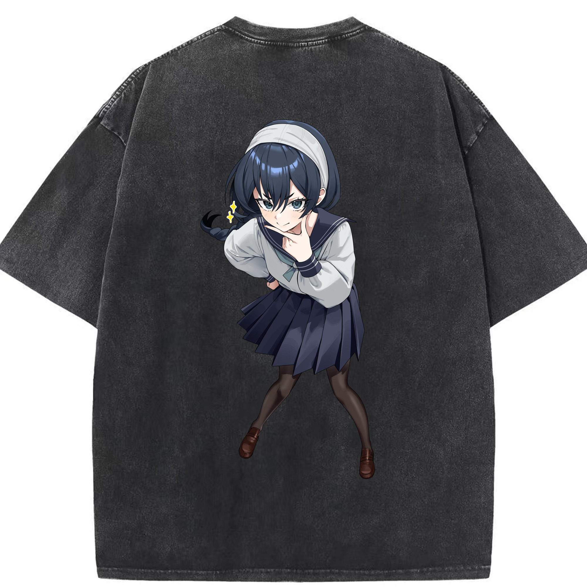 （画像用） 呪術廻戦 Jujutsu Kaisen 綿100% ヴィンテージ風 半袖Tシャツ（背面プリント）