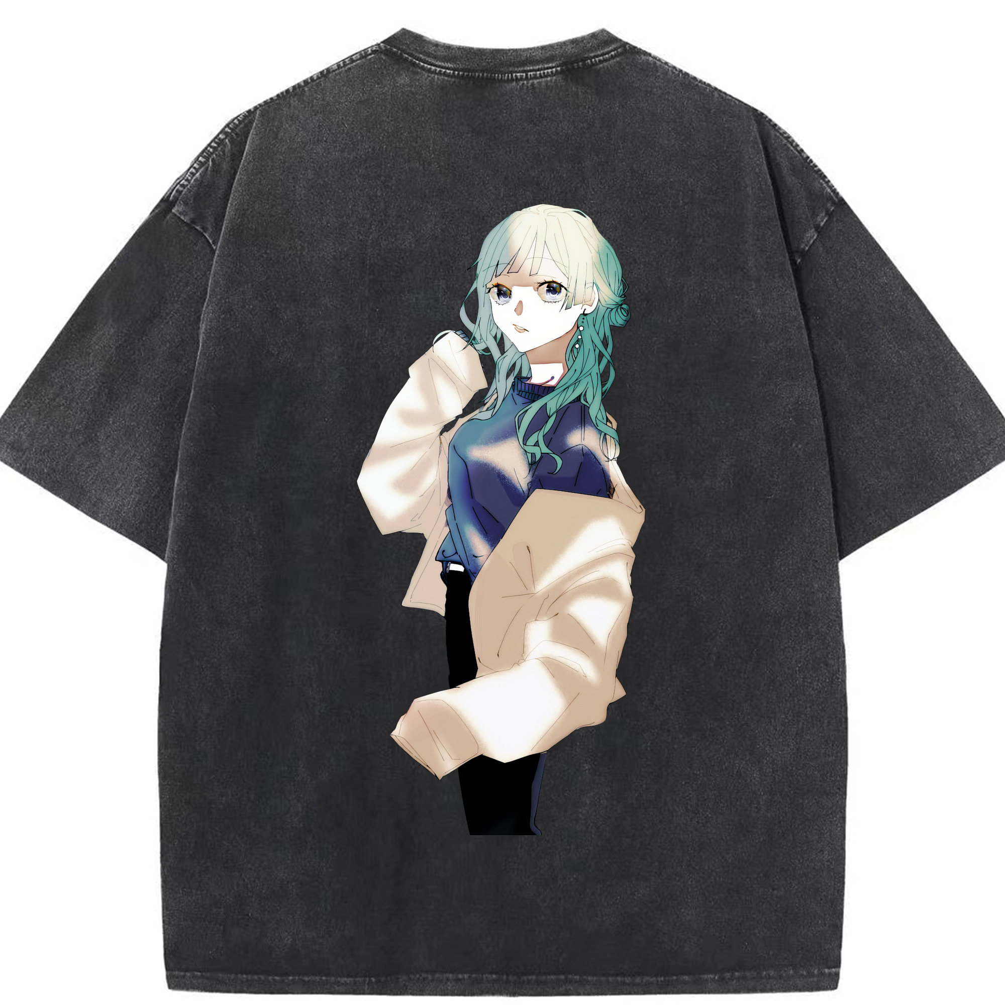 （画像用） 呪術廻戦 Jujutsu Kaisen 綿100% ヴィンテージ風 半袖Tシャツ（背面プリント）