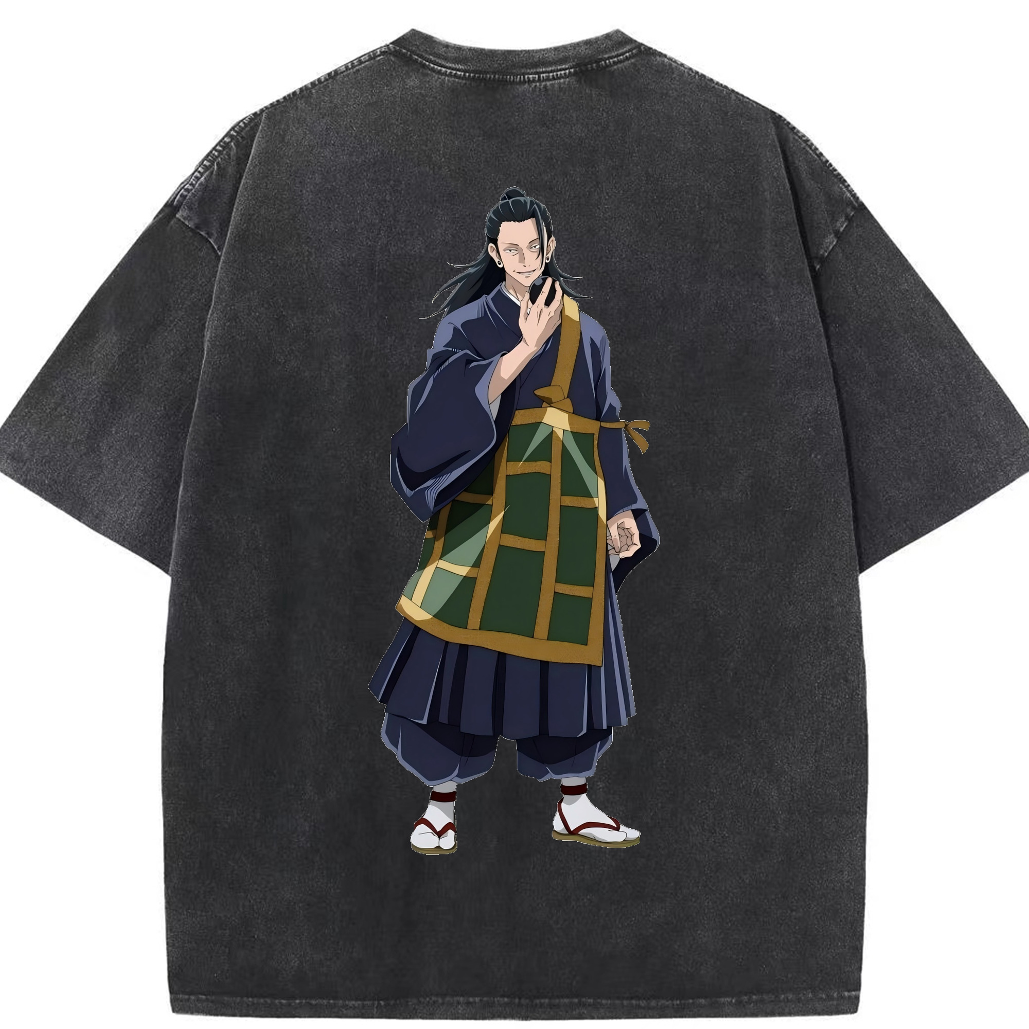 （画像用） 呪術廻戦 Jujutsu Kaisen 綿100% ヴィンテージ風 半袖Tシャツ（背面プリント）
