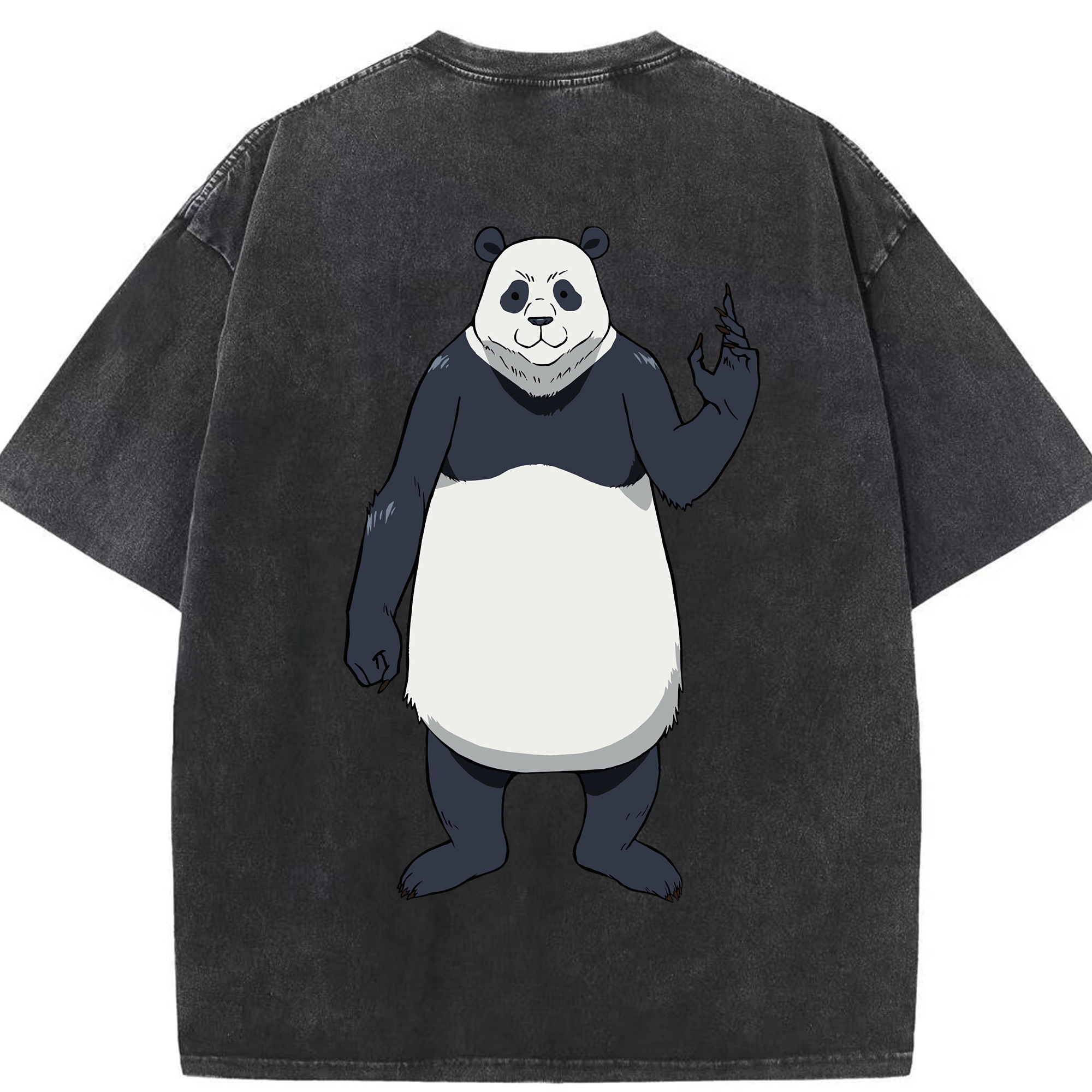 （画像用） 呪術廻戦 Jujutsu Kaisen 綿100% ヴィンテージ風 半袖Tシャツ（背面プリント）
