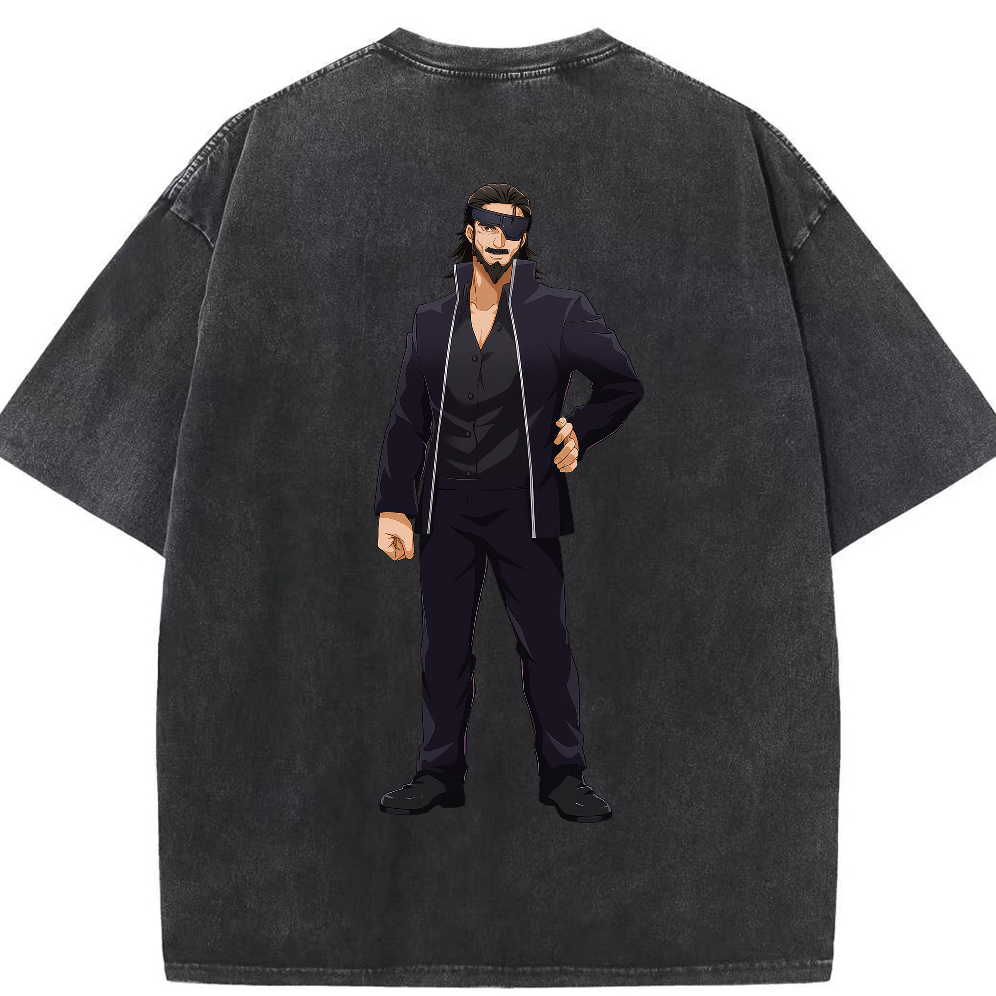 （画像用） 呪術廻戦 Jujutsu Kaisen 綿100% ヴィンテージ風 半袖Tシャツ（背面プリント）