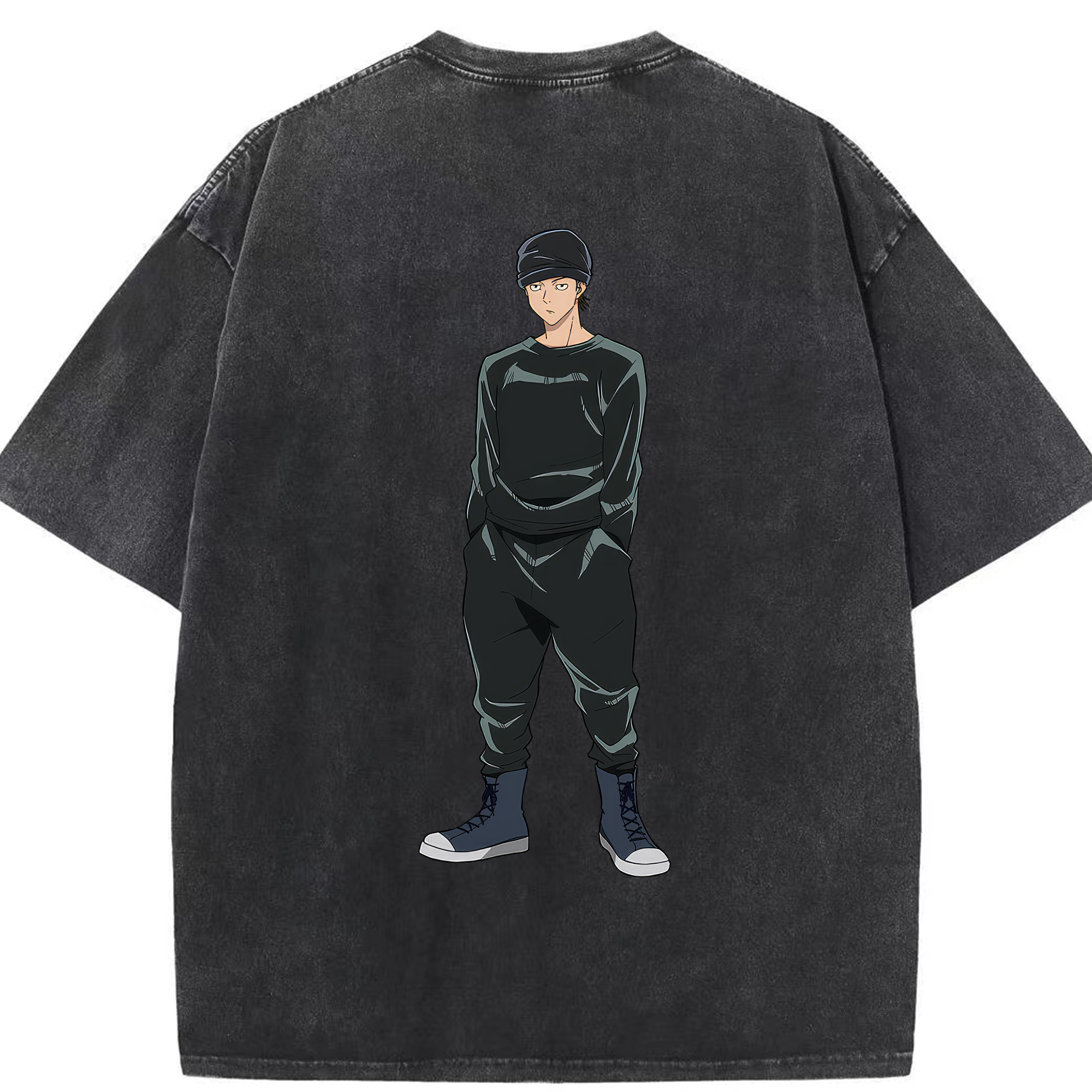 （画像用） 呪術廻戦 Jujutsu Kaisen 綿100% ヴィンテージ風 半袖Tシャツ（背面プリント）