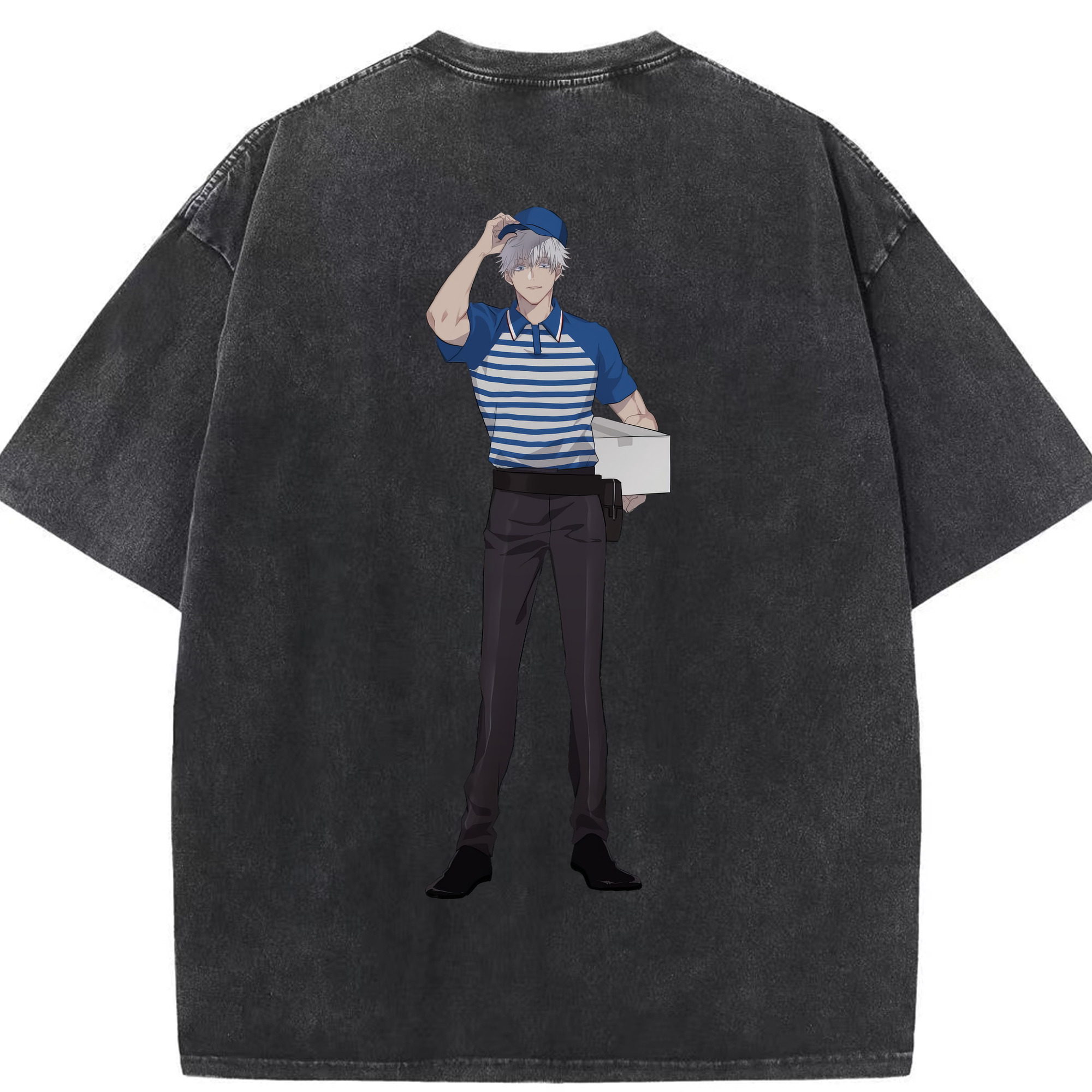 （画像用） 呪術廻戦 Jujutsu Kaisen 綿100% ヴィンテージ風 半袖Tシャツ（背面プリント）