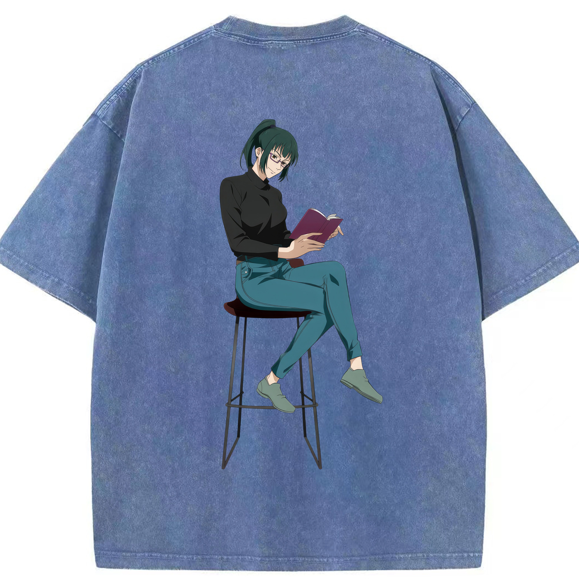 （画像用） 呪術廻戦 Jujutsu Kaisen 綿100% ヴィンテージ風 半袖Tシャツ（背面プリント）