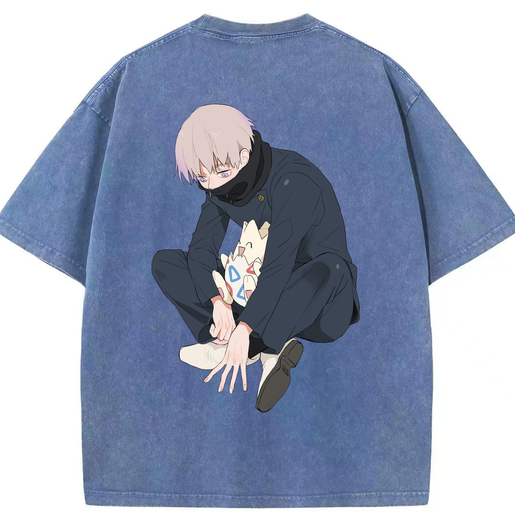 （画像用） 呪術廻戦 Jujutsu Kaisen 綿100% ヴィンテージ風 半袖Tシャツ（背面プリント）