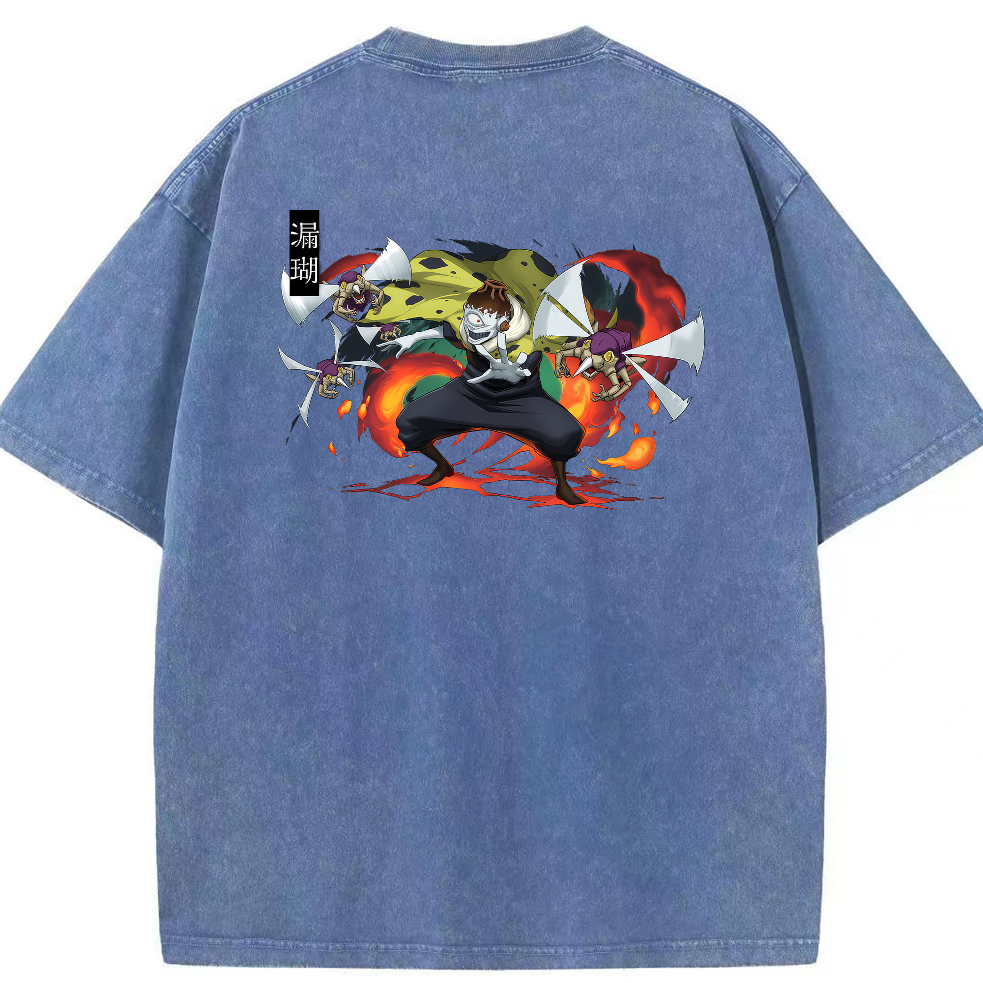 （画像用） 呪術廻戦 Jujutsu Kaisen 綿100% ヴィンテージ風 半袖Tシャツ（背面プリント）