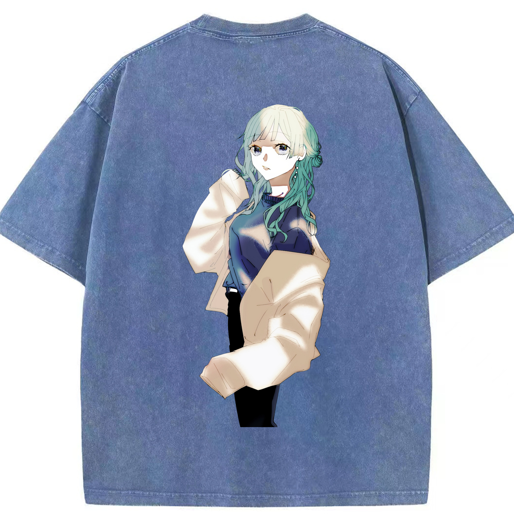 （画像用） 呪術廻戦 Jujutsu Kaisen 綿100% ヴィンテージ風 半袖Tシャツ（背面プリント）