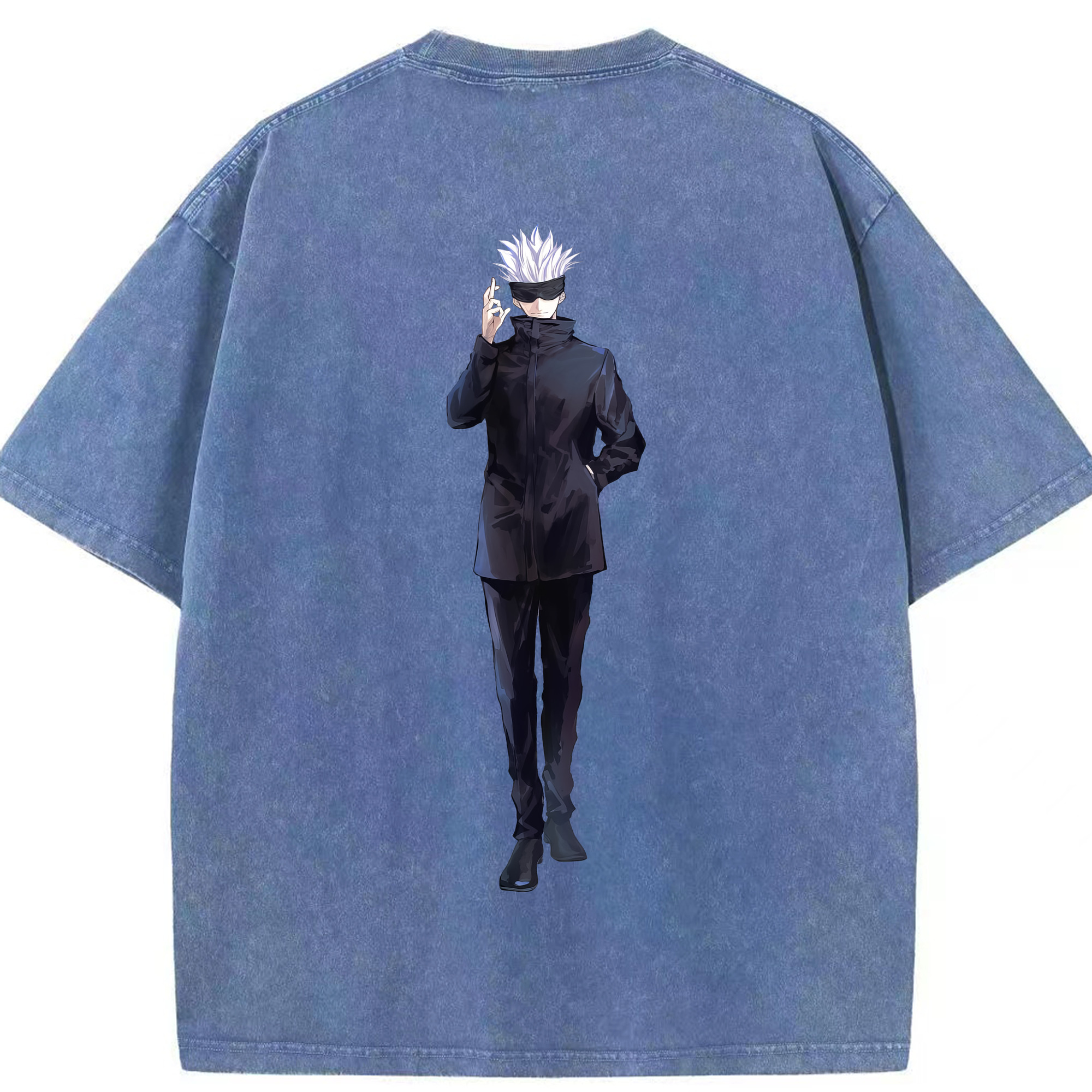 （画像用） 呪術廻戦 Jujutsu Kaisen 綿100% ヴィンテージ風 半袖Tシャツ（背面プリント）