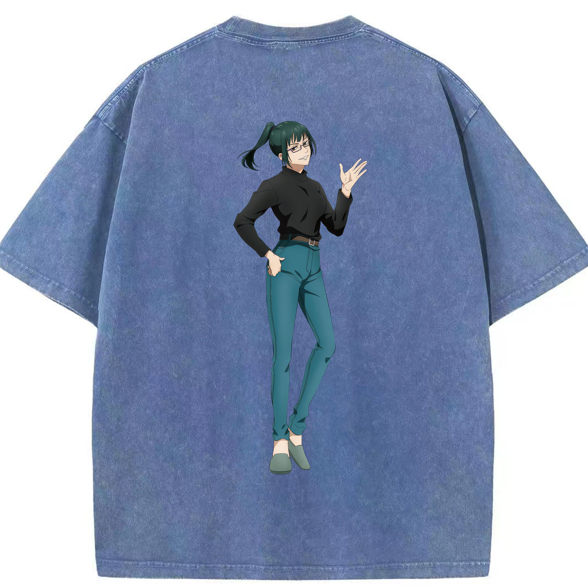 （画像用） 呪術廻戦 Jujutsu Kaisen 綿100% ヴィンテージ風 半袖Tシャツ（背面プリント）