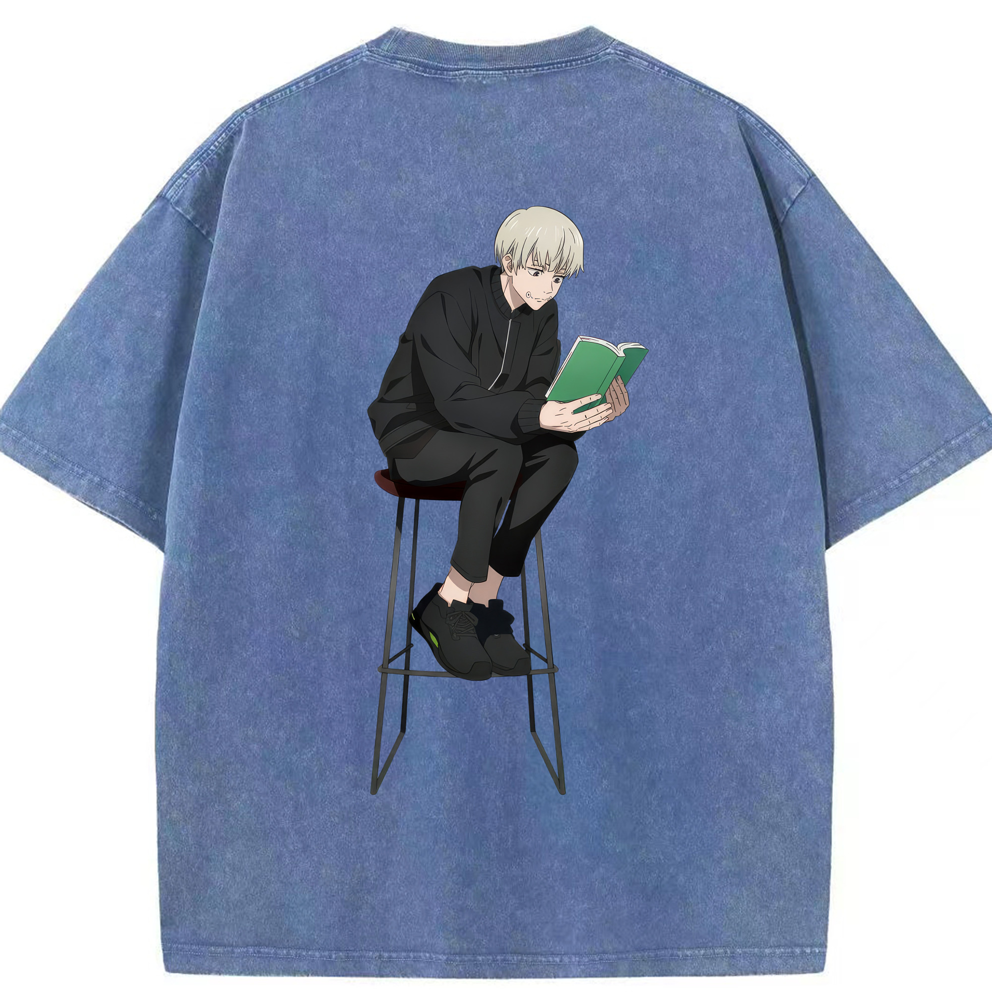 （画像用） 呪術廻戦 Jujutsu Kaisen 綿100% ヴィンテージ風 半袖Tシャツ（背面プリント）